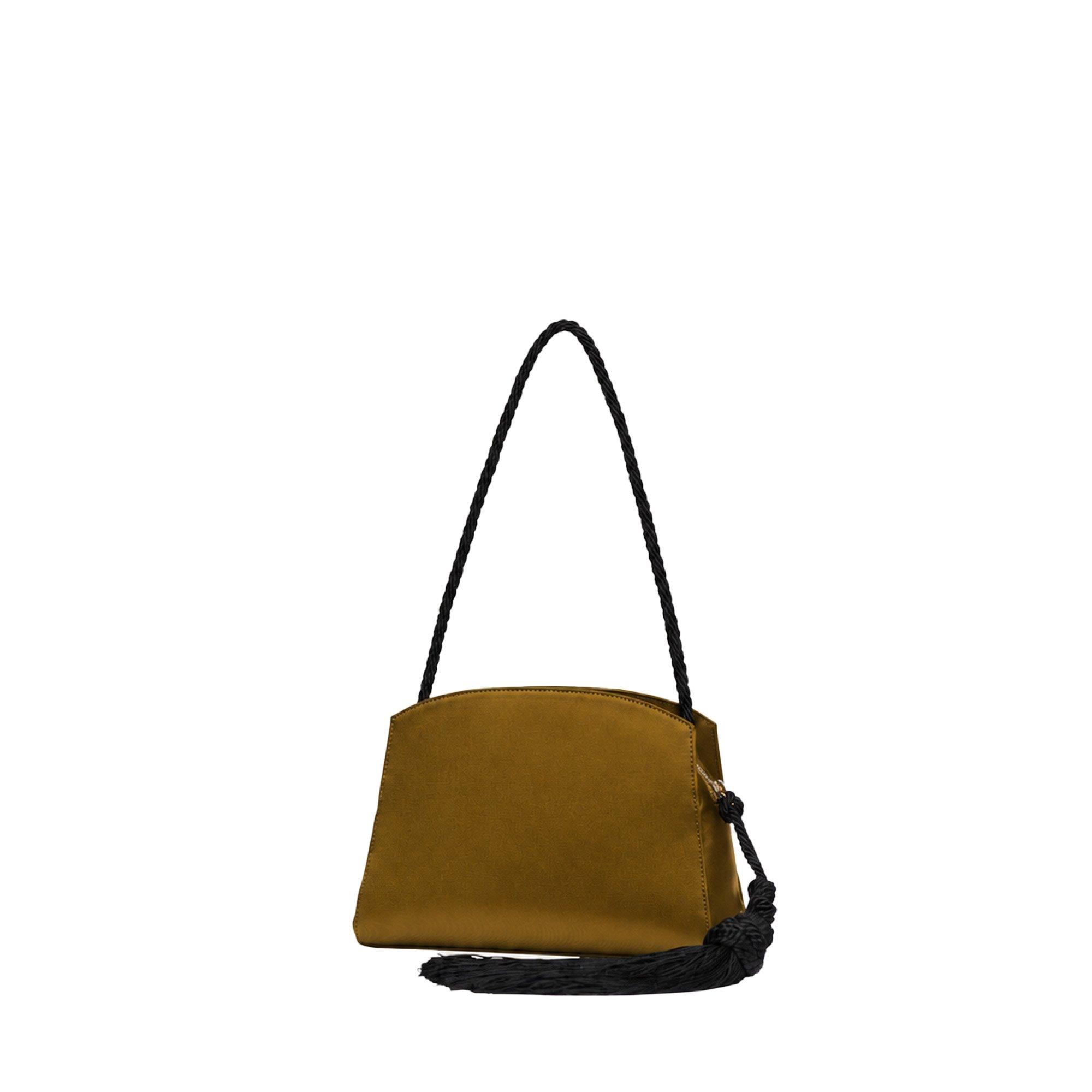 Green Satin - Liffner - Lif Tassel Clutch Ld64 - 2