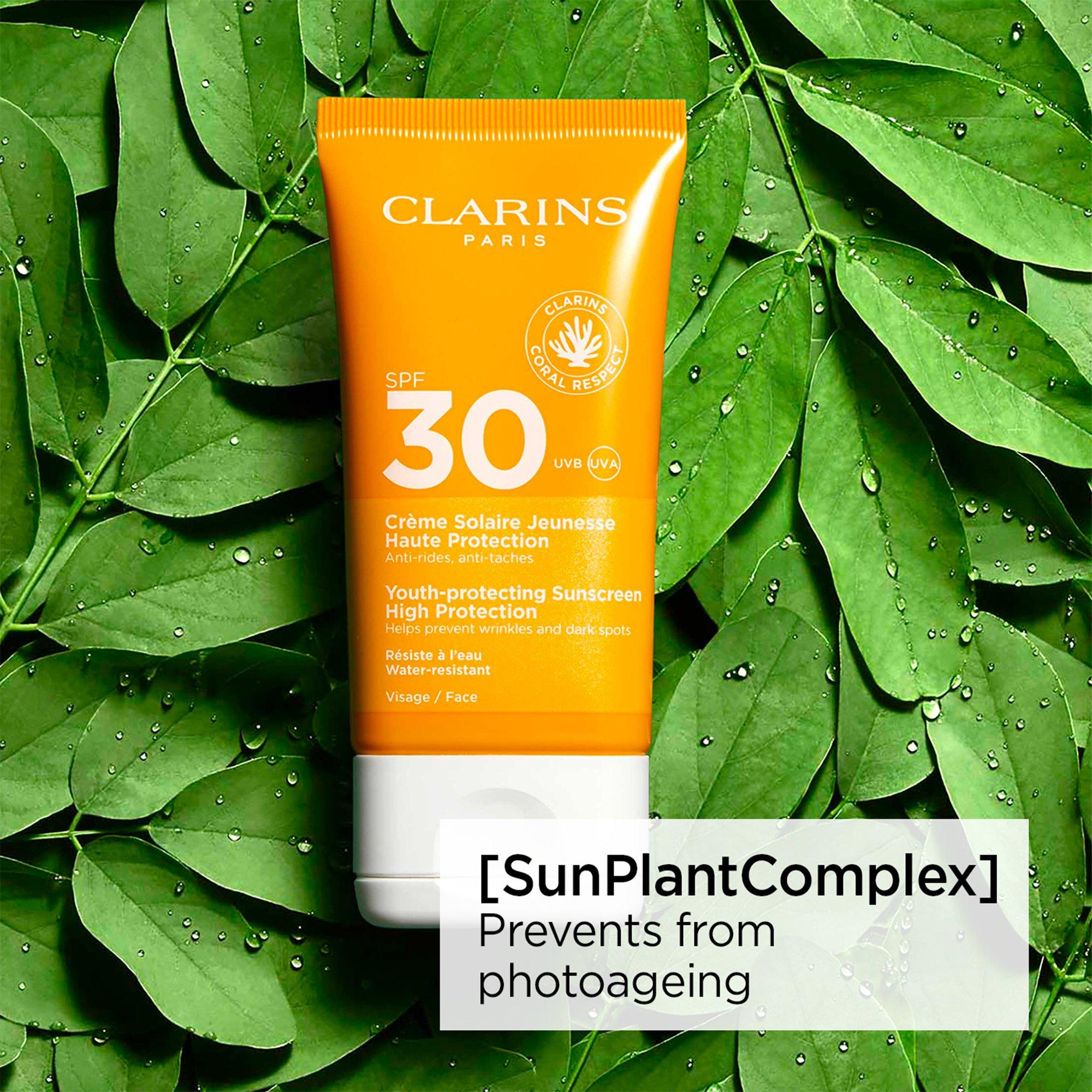 Clear - Clarins - Youth-protecting Sunscreen High Protection SPF30 - 4