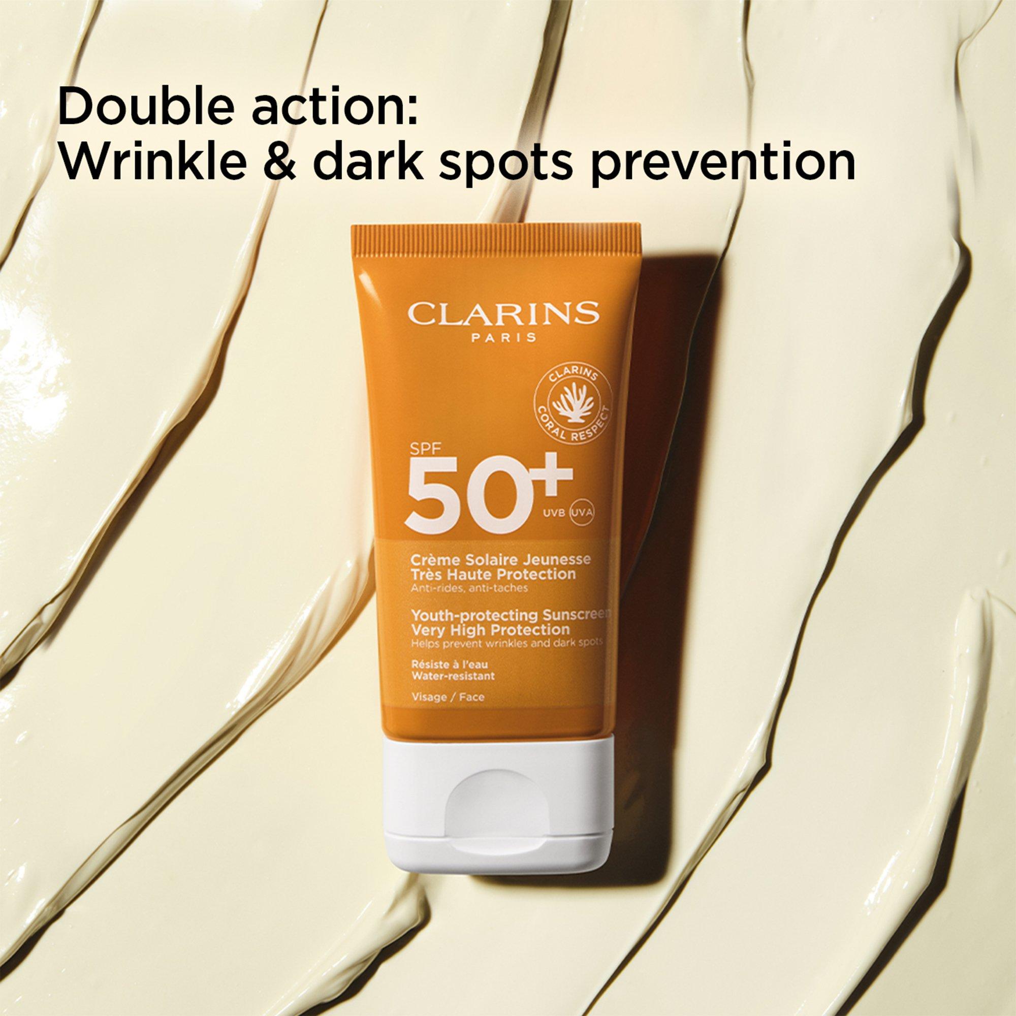 Clear - Clarins - Youth-protecting Sunscreen Very High Protection SPF50 - 5