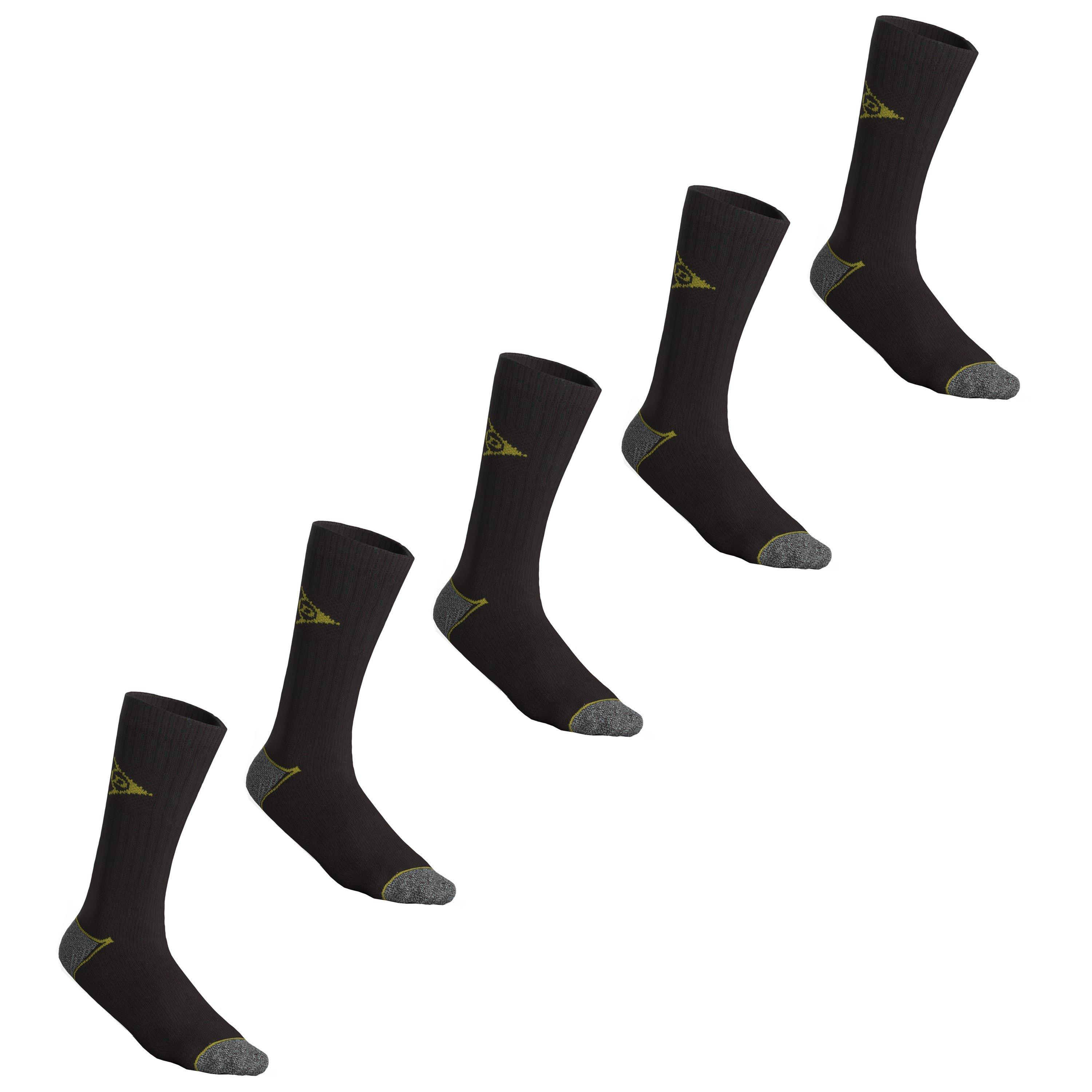 Black - Dunlop - Work Sock 5pk Women - 1