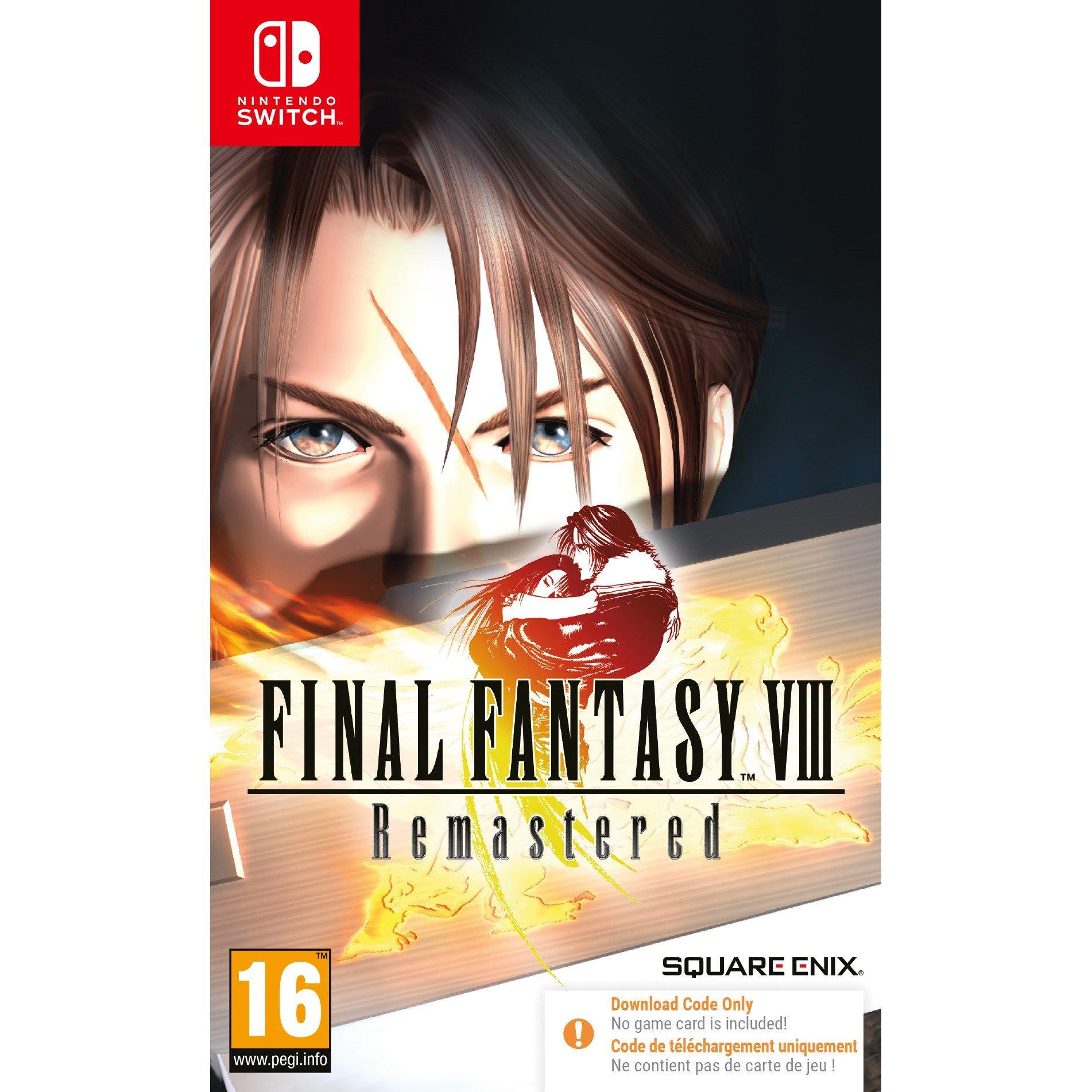NSW - Square Enix - Bandai Final Fantasy VIII Remastered - Code in Box