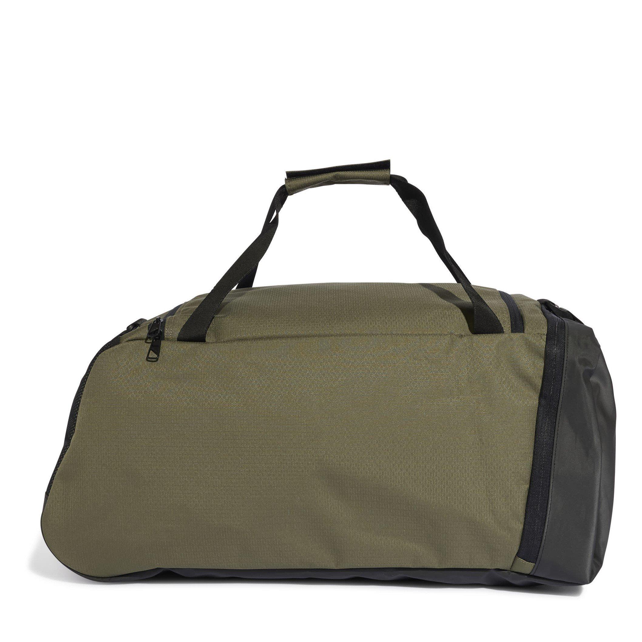 Oliva/Bianco - adidas - Essentials Medium Duffle Bag Adults - 2
