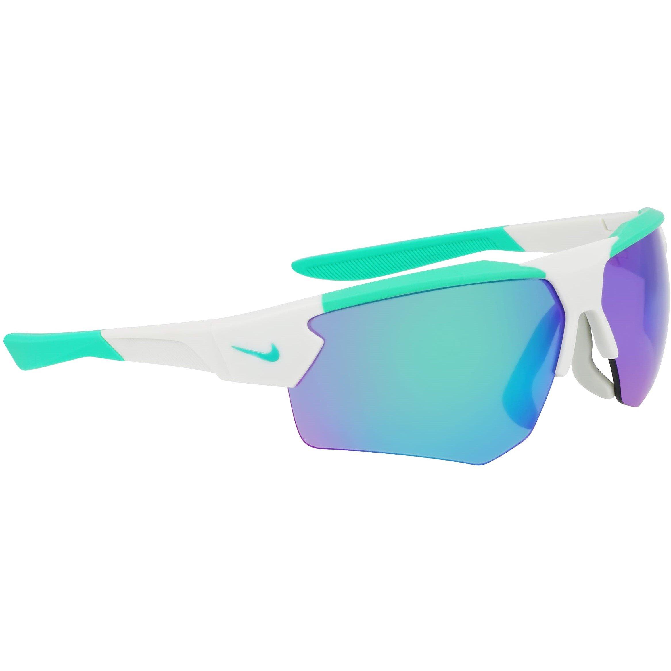 Mt Silver/Grn M - Nike - Cloak Duo Wrap Sunglasses - 1