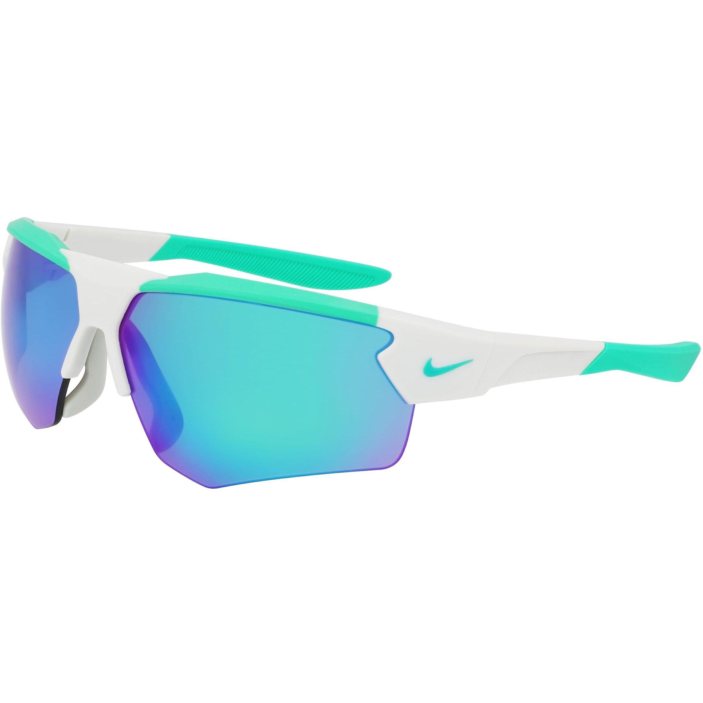 Mt Silver/Grn M - Nike - Cloak Duo Wrap Sunglasses - 3