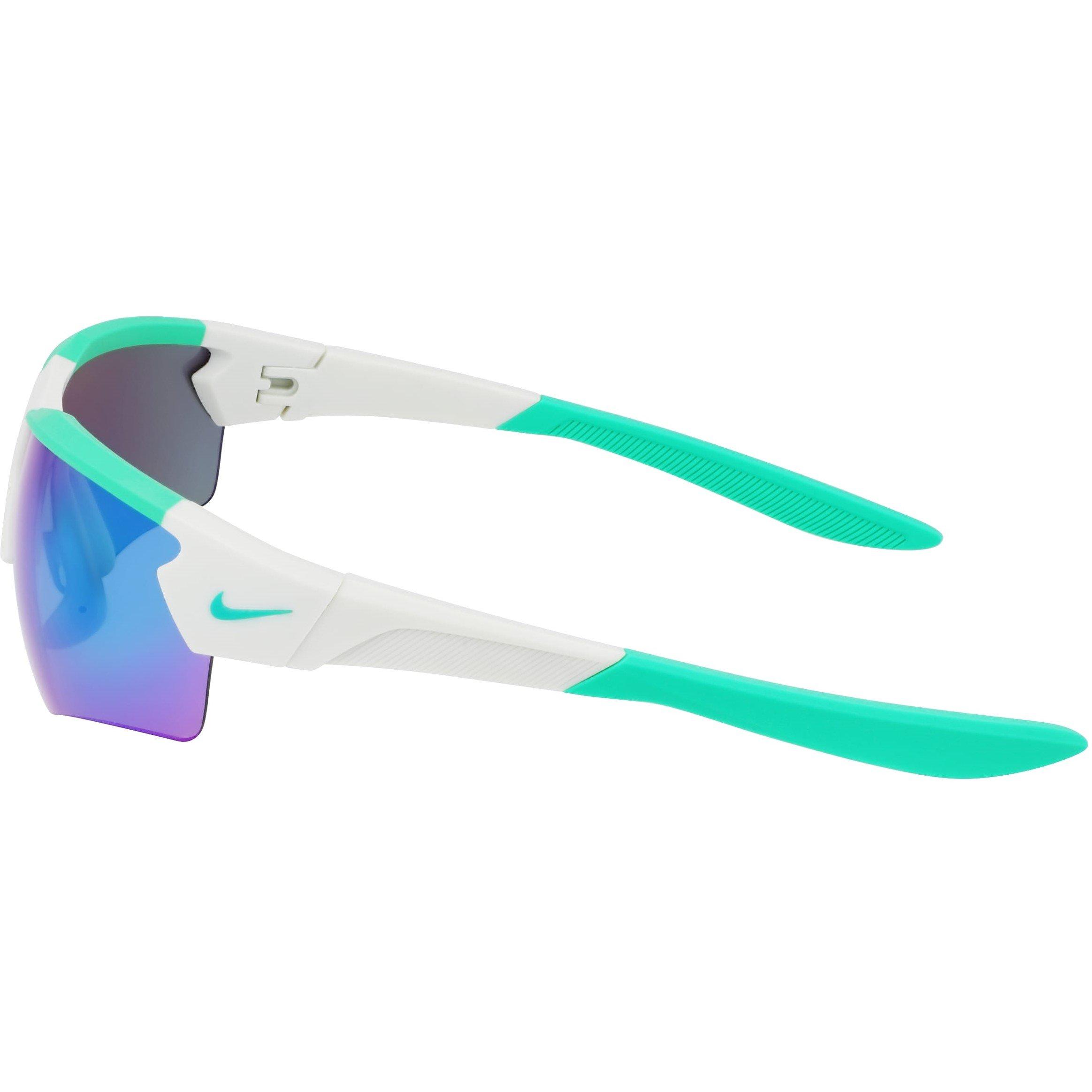 Mt Silver/Grn M - Nike - Cloak Duo Wrap Sunglasses - 4