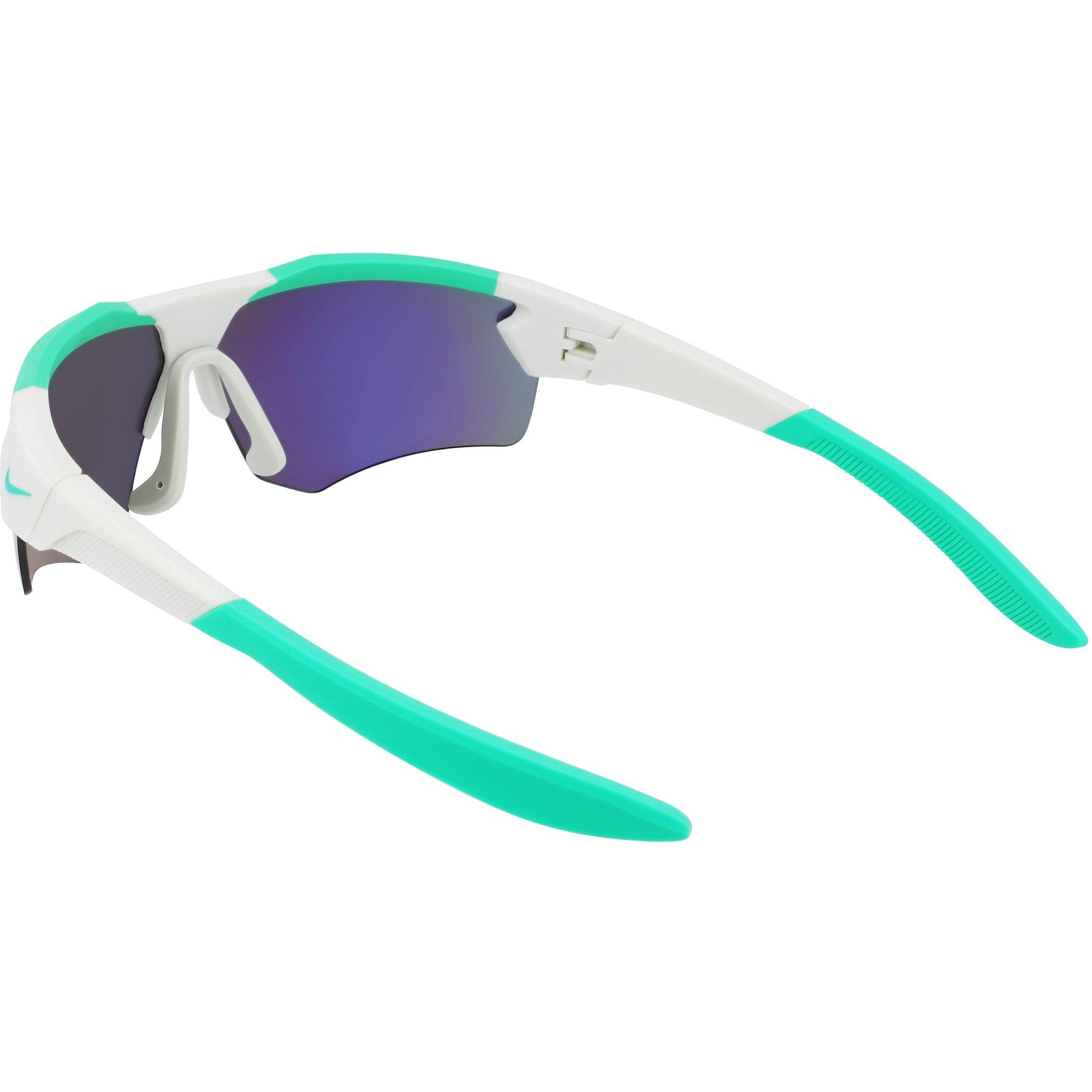 Mt Silver/Grn M - Nike - Cloak Duo Wrap Sunglasses - 5