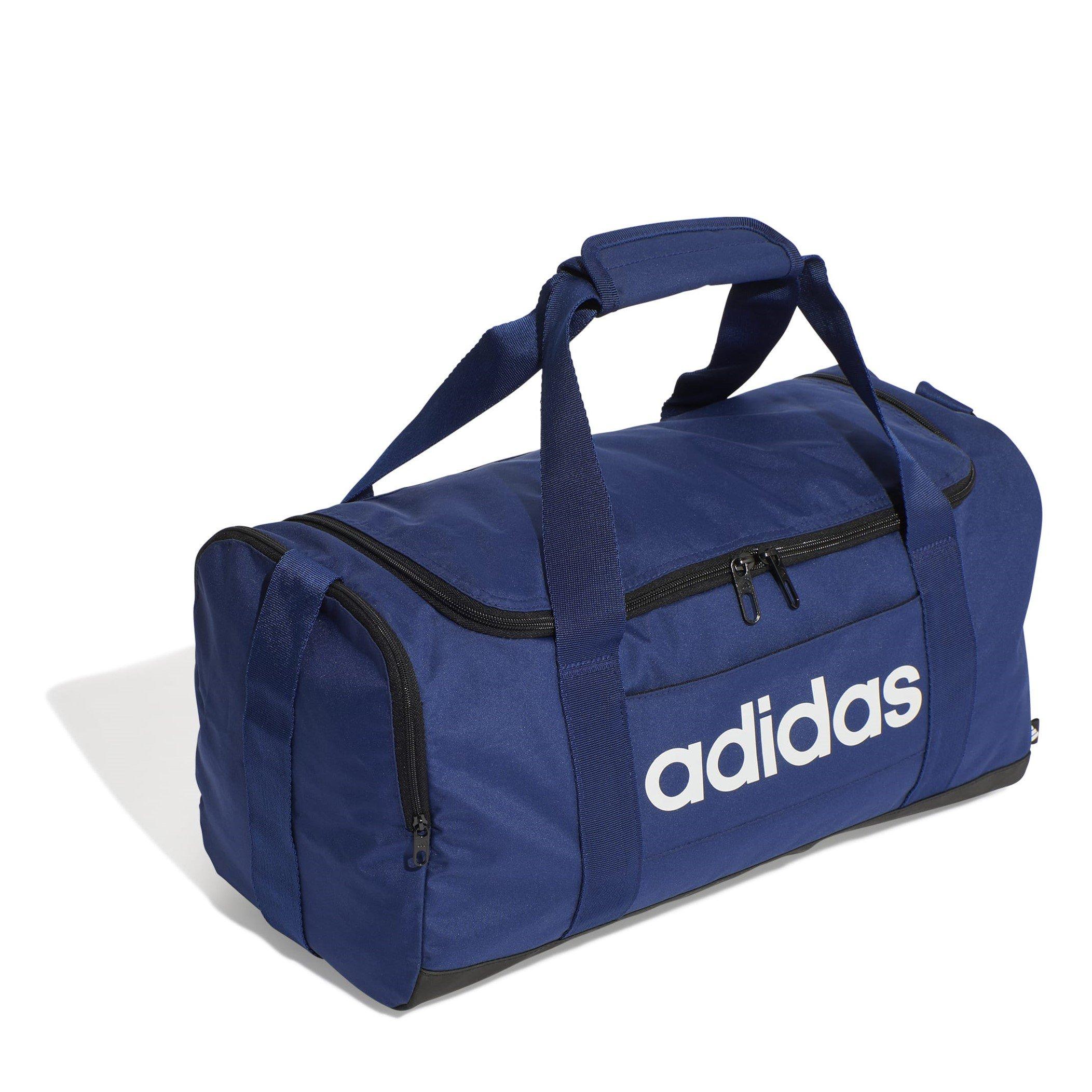 Dk Blue/White - adidas - Linear Duffel Bag Small - 3