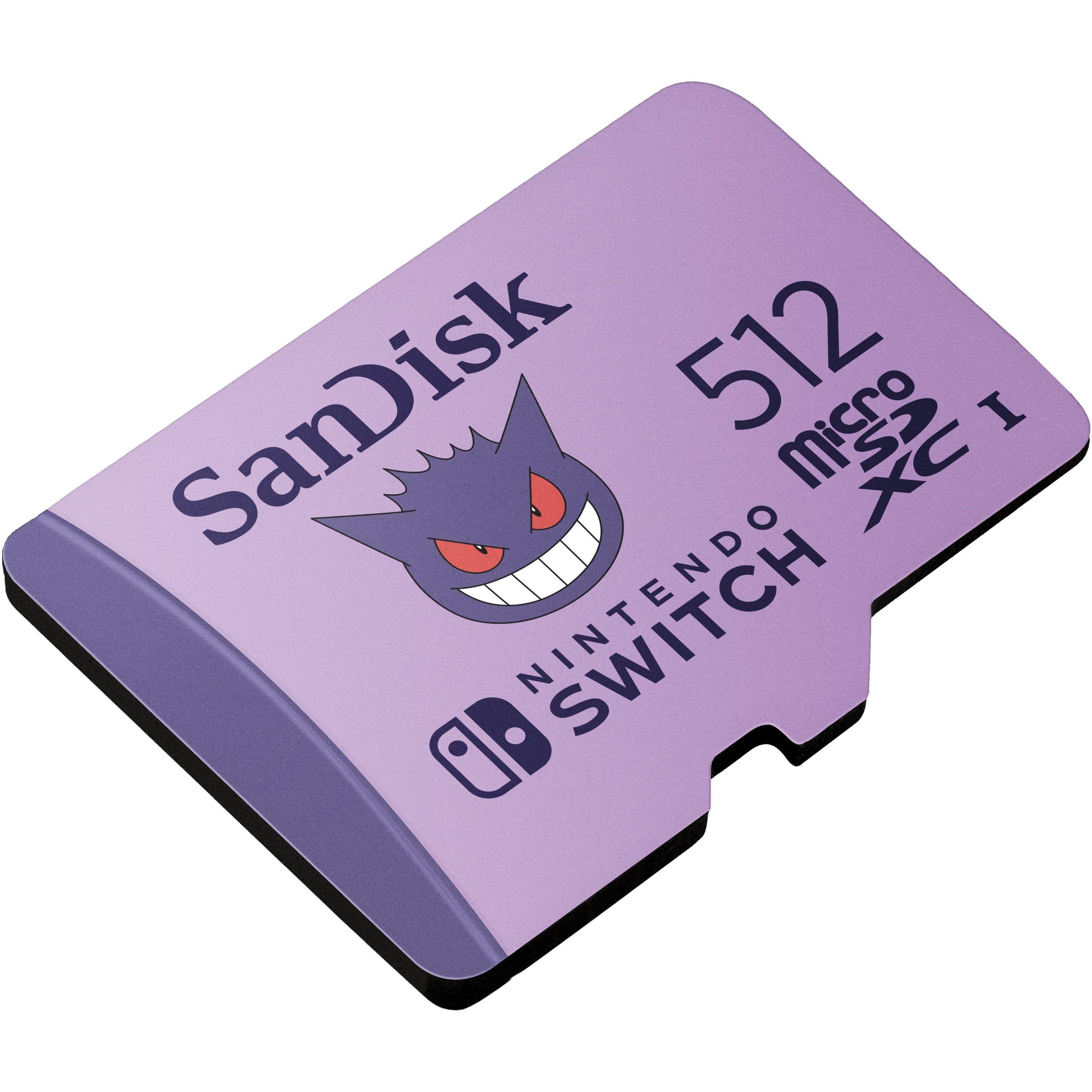 Pokemon Gengar - SanDisk - 512GB Nintendo Switch Micro SD - 3