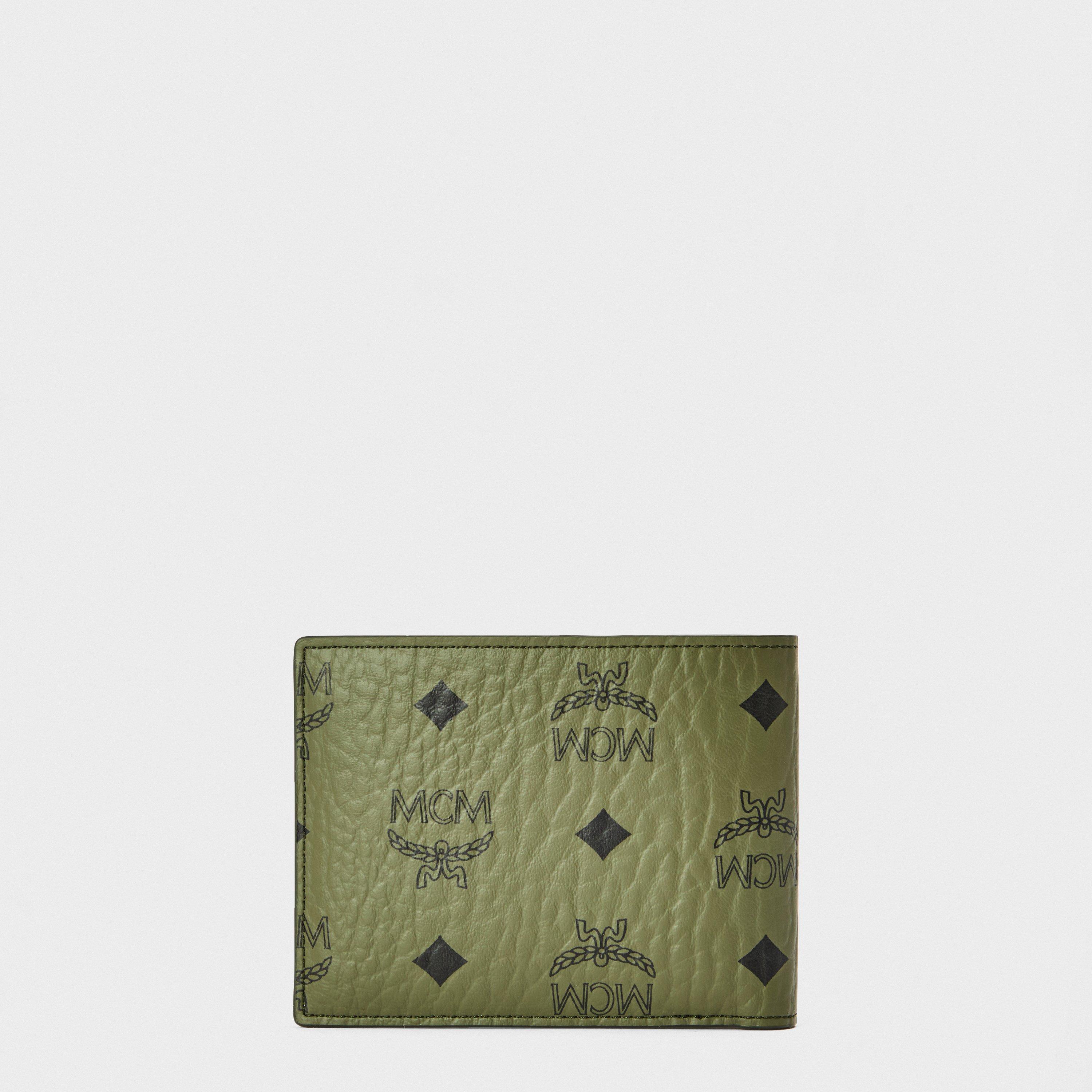 Khaki Moss - MCM - Men's Billfold Wallet - 2