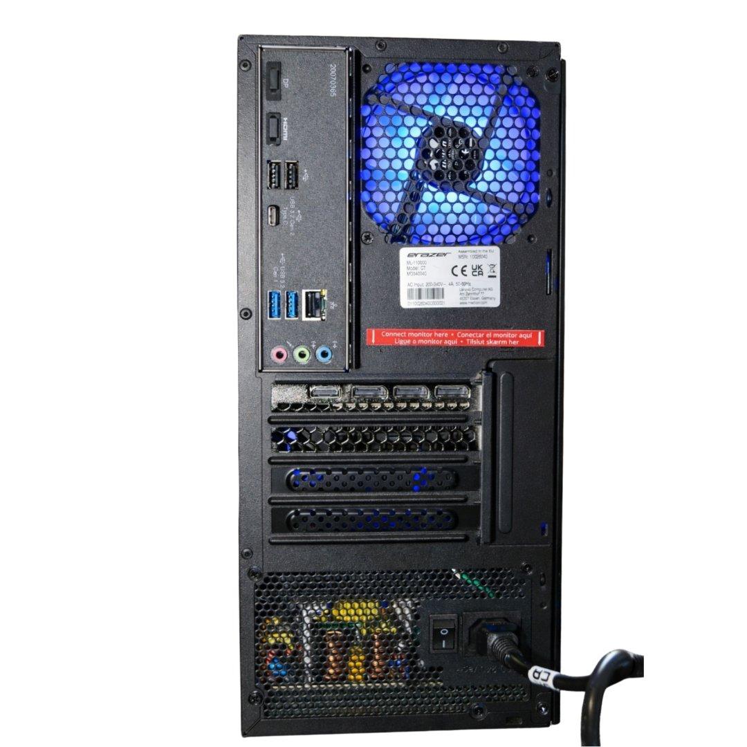 Schwarz - Medion - Medion Erazer Recon E45 Gaming Desktop – Intel Core i5-14400 Nvidia RTX 5050 Windows 11 Home - 7