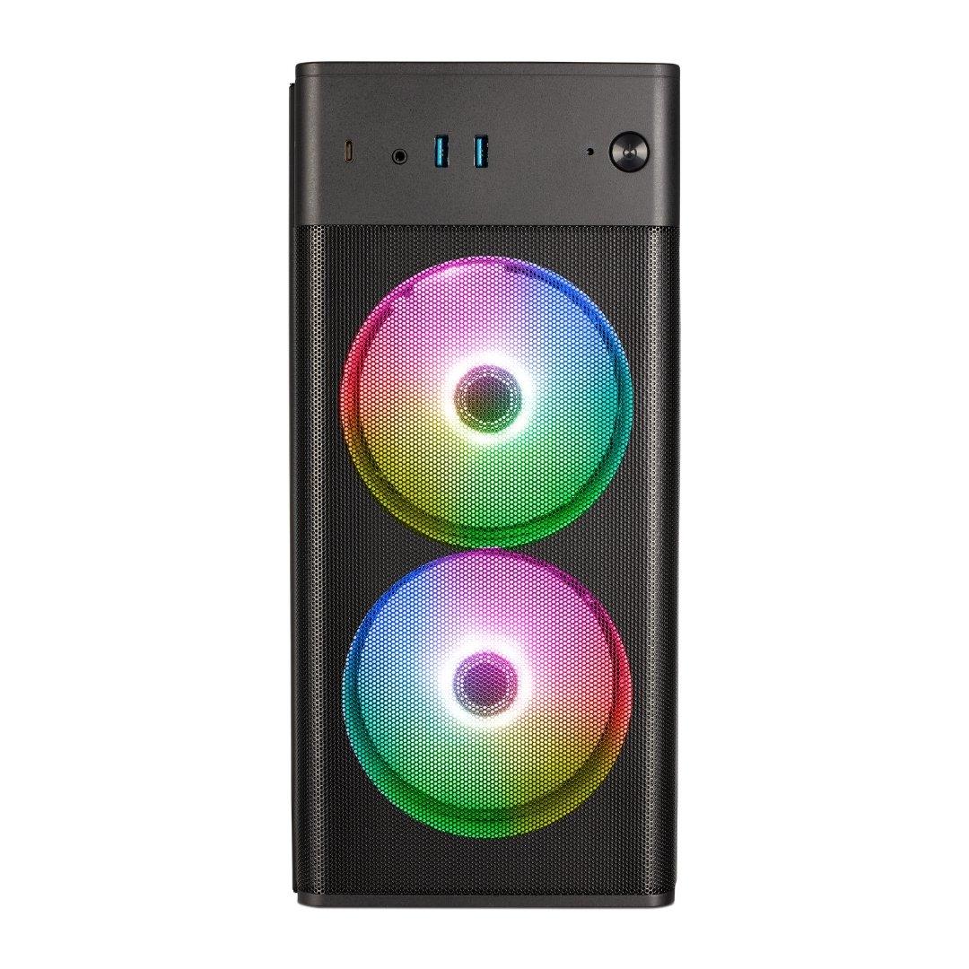 Schwarz - Medion - Medion Erazer Recon E45 Gaming Desktop – Intel Core i5-14400 Nvidia RTX 5050 Windows 11 Home - 8