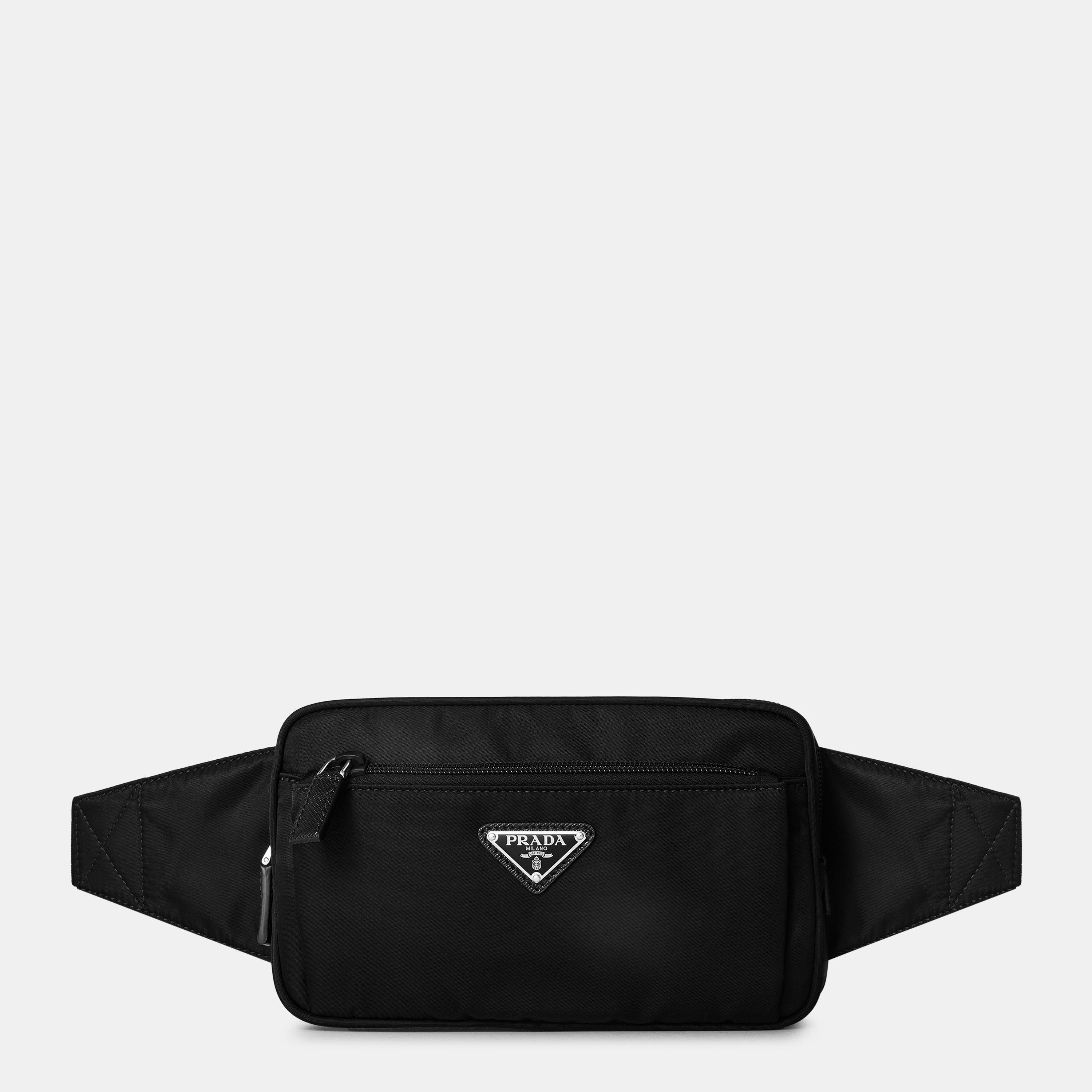Black - Prada - Logo Belt Bag - 1