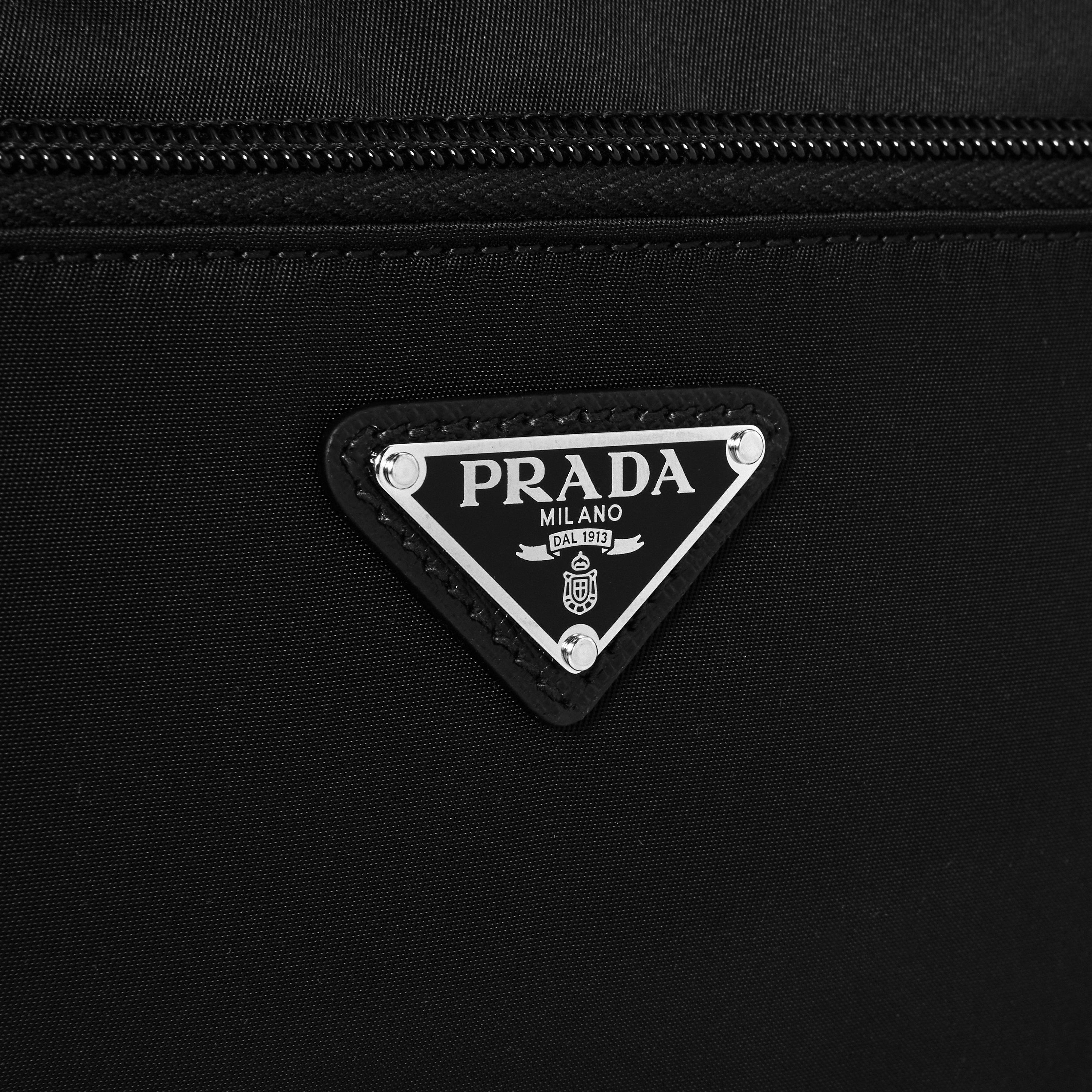 Black - Prada - Logo Belt Bag - 4