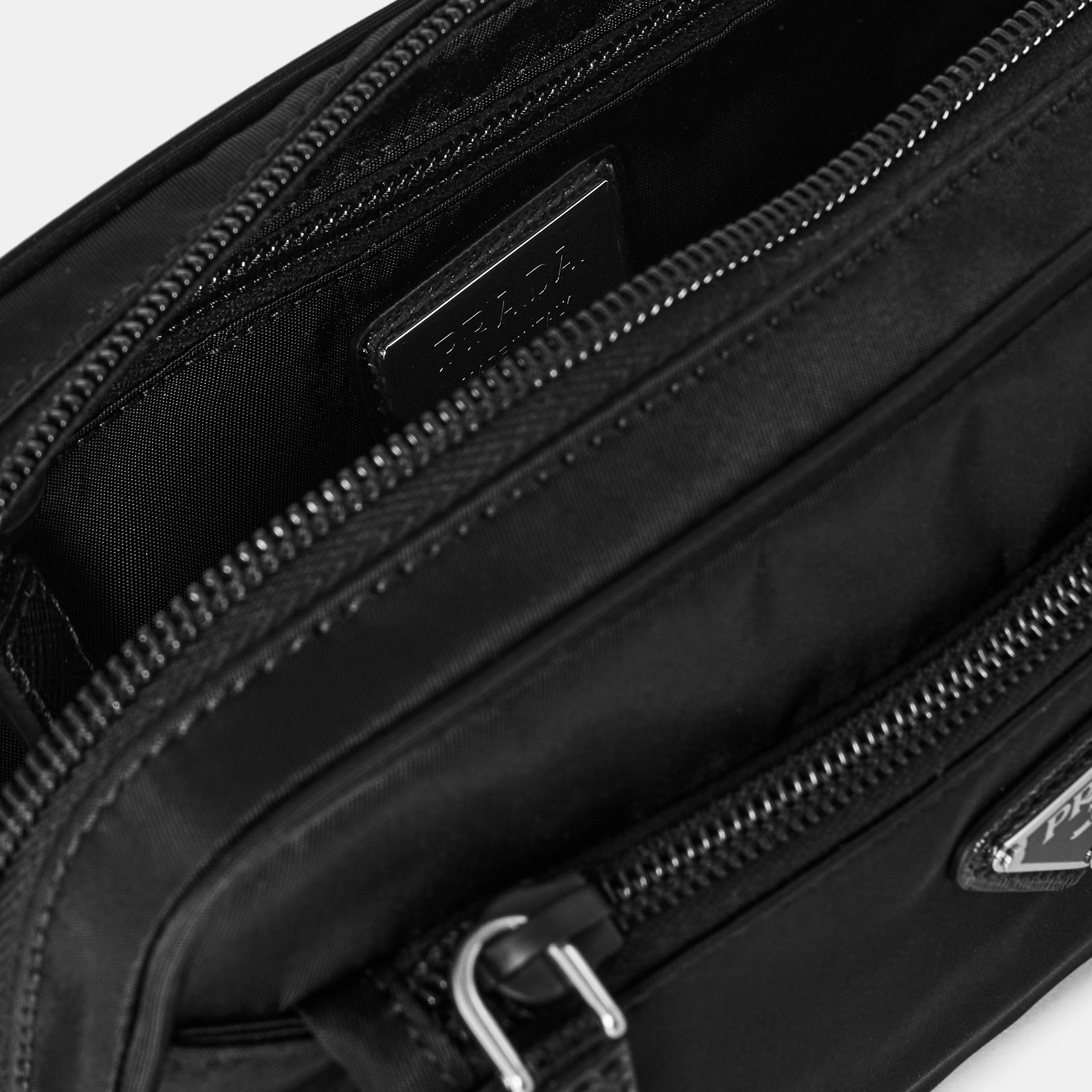 Black - Prada - Logo Belt Bag - 5