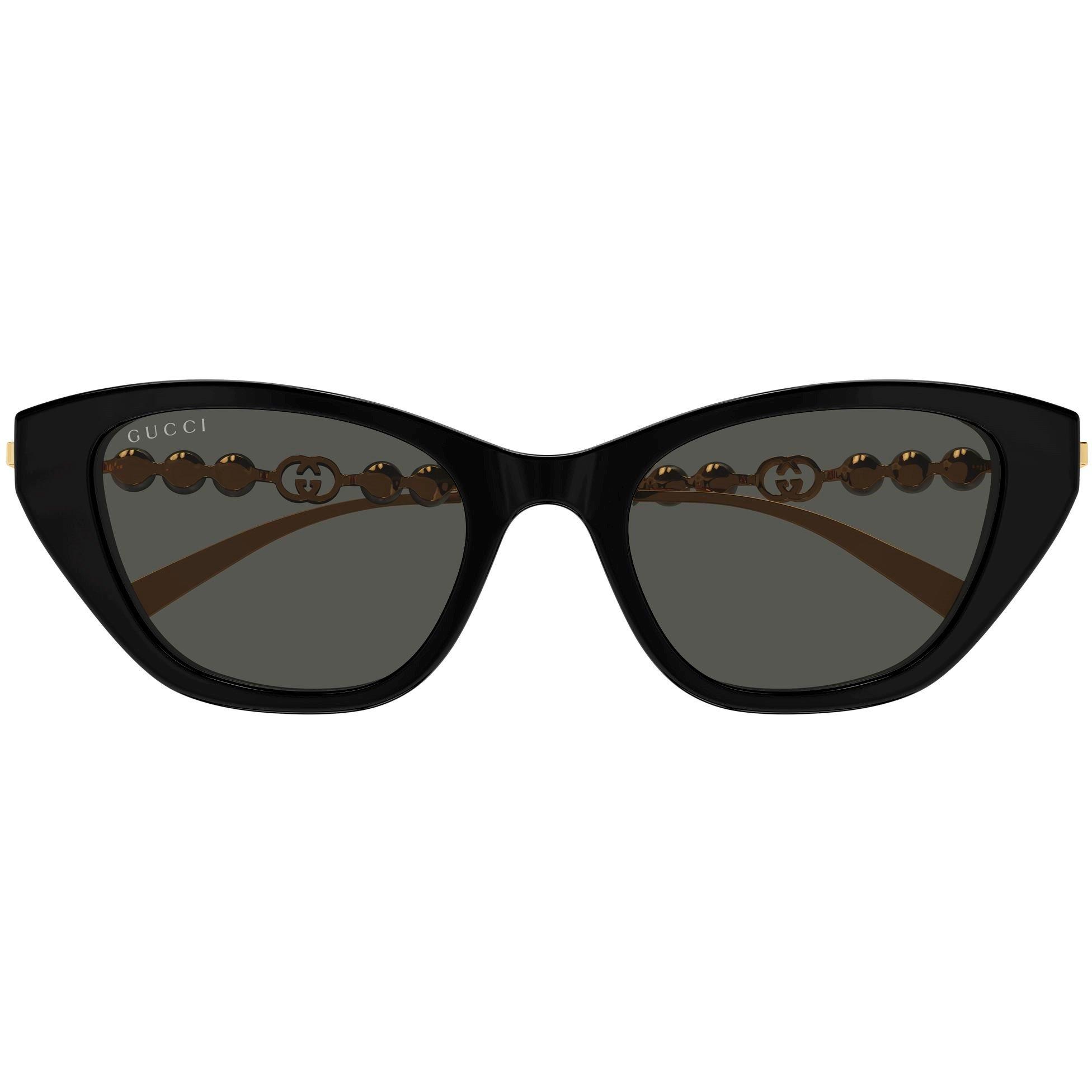 Black/Grey - Gucci - Women's Cat Eye Sunglasses - 3