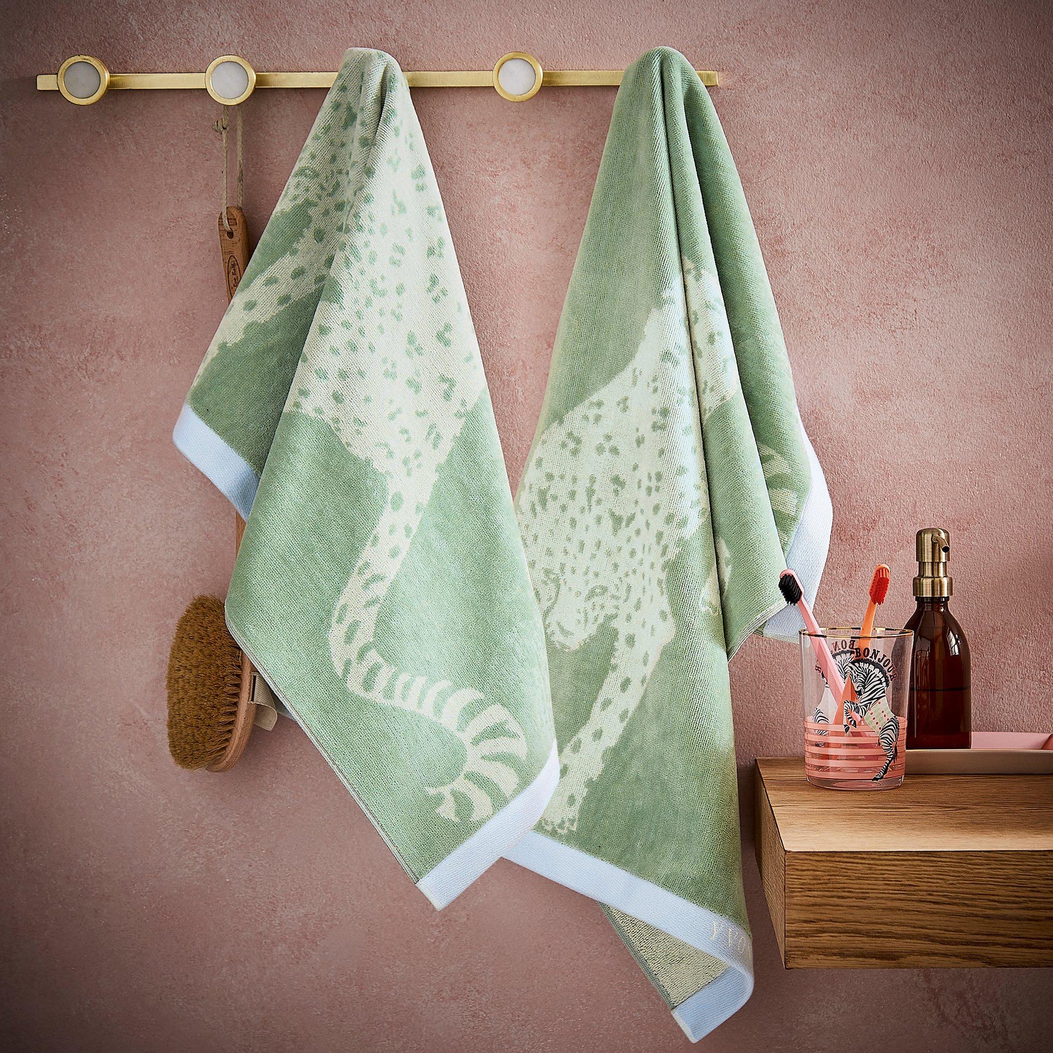 Fresh Sage - Yvonne Ellen - Signature Stripe Towel - 1