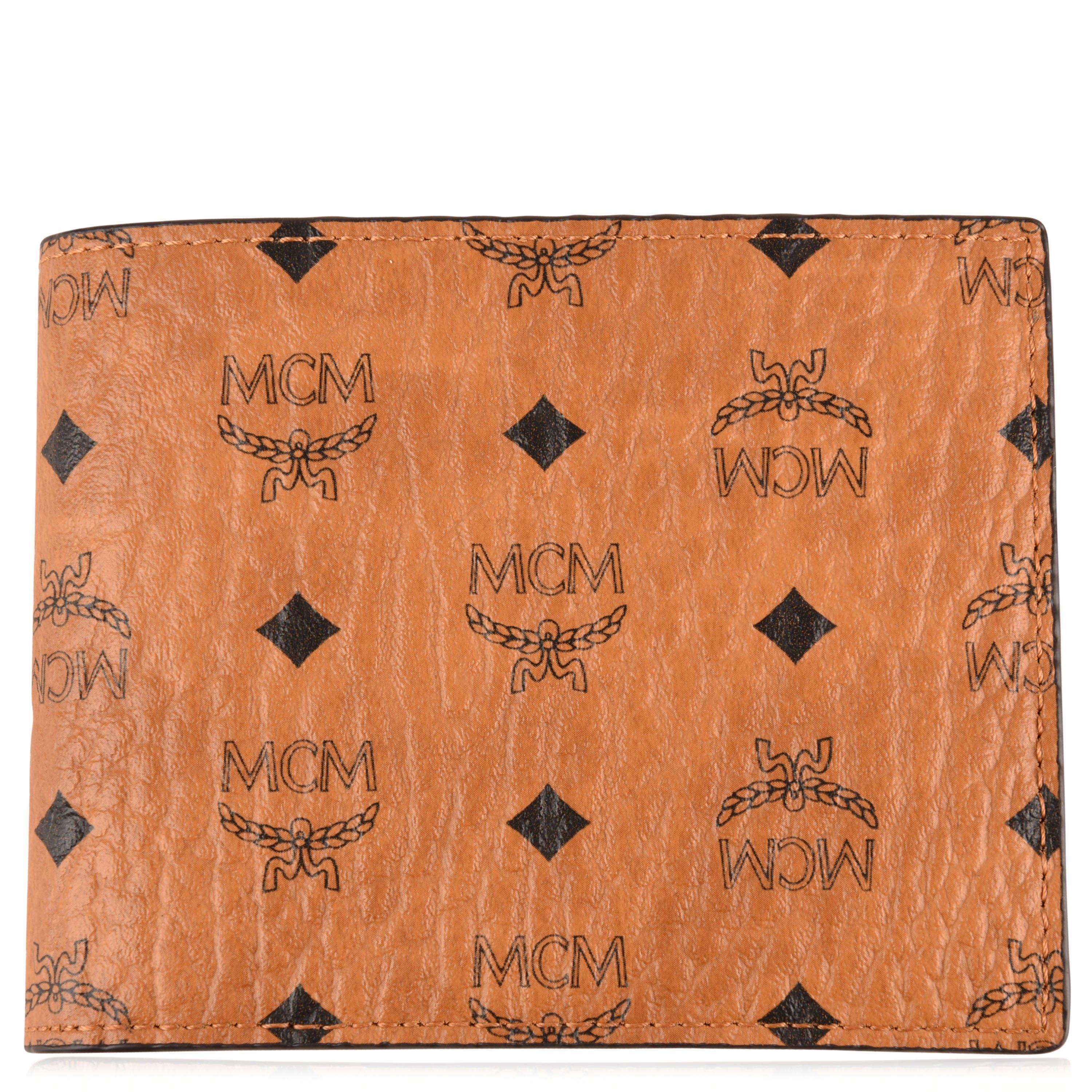 Cognac - MCM - Logo Wallet - 1