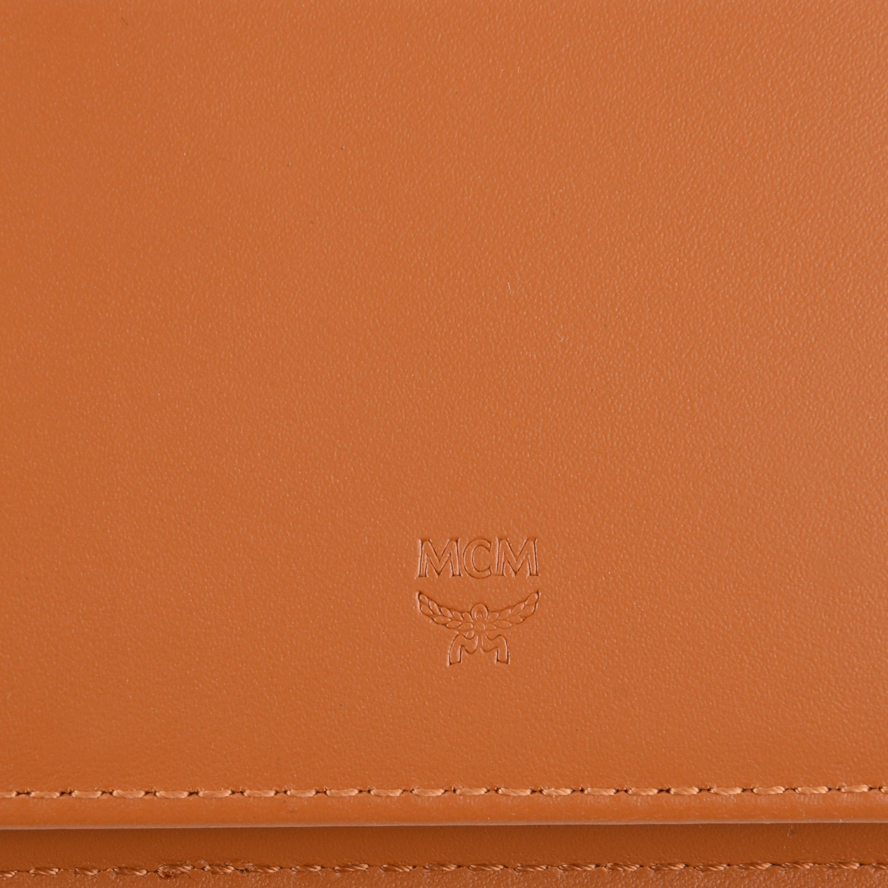 Cognac - MCM - Logo Wallet - 4