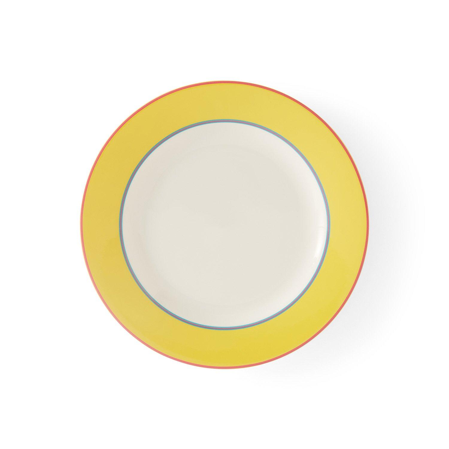Spode Kit Kemp  Kit Kemp Calypso 4 Side Plates Yellow