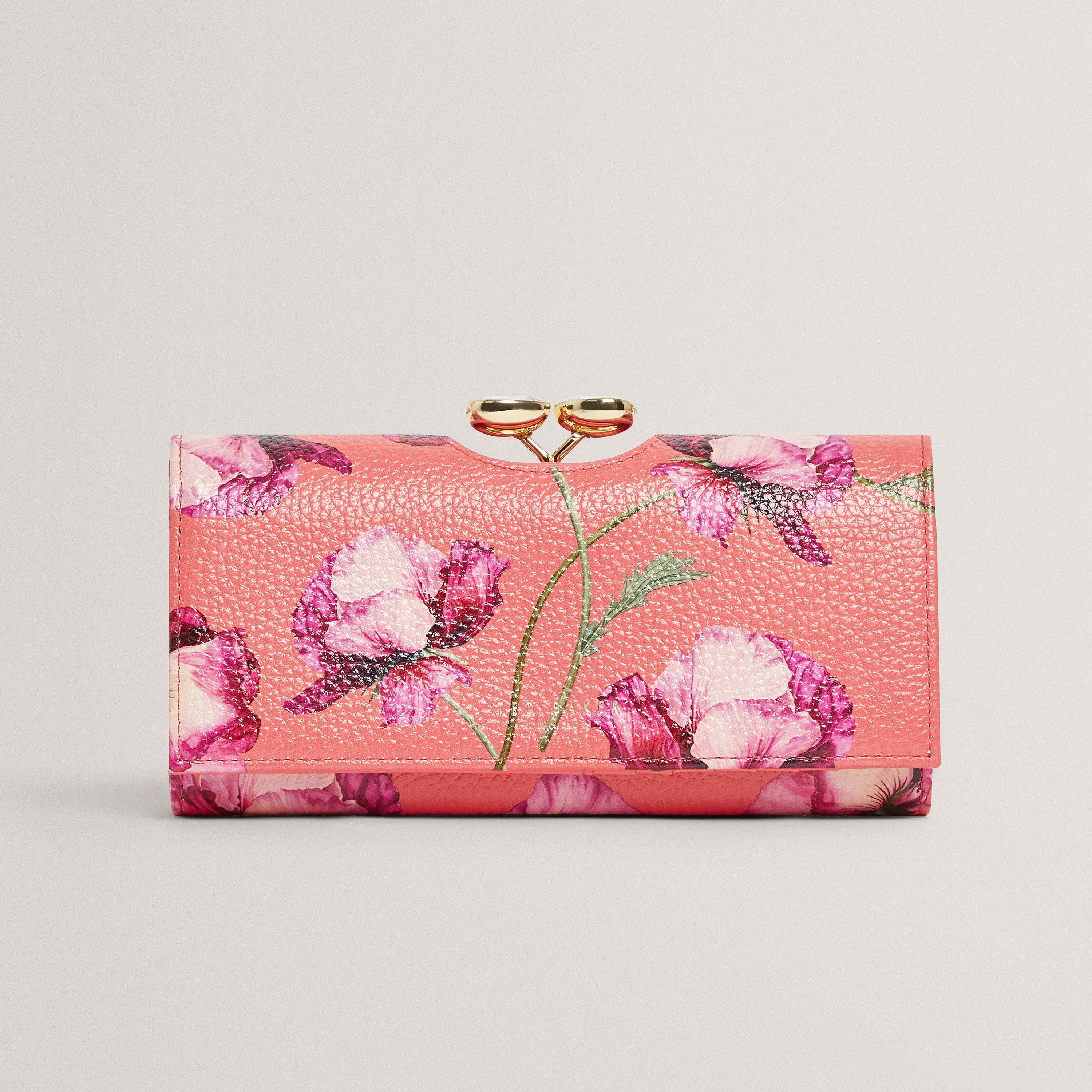 Leather Josiey Crystal Top Purse