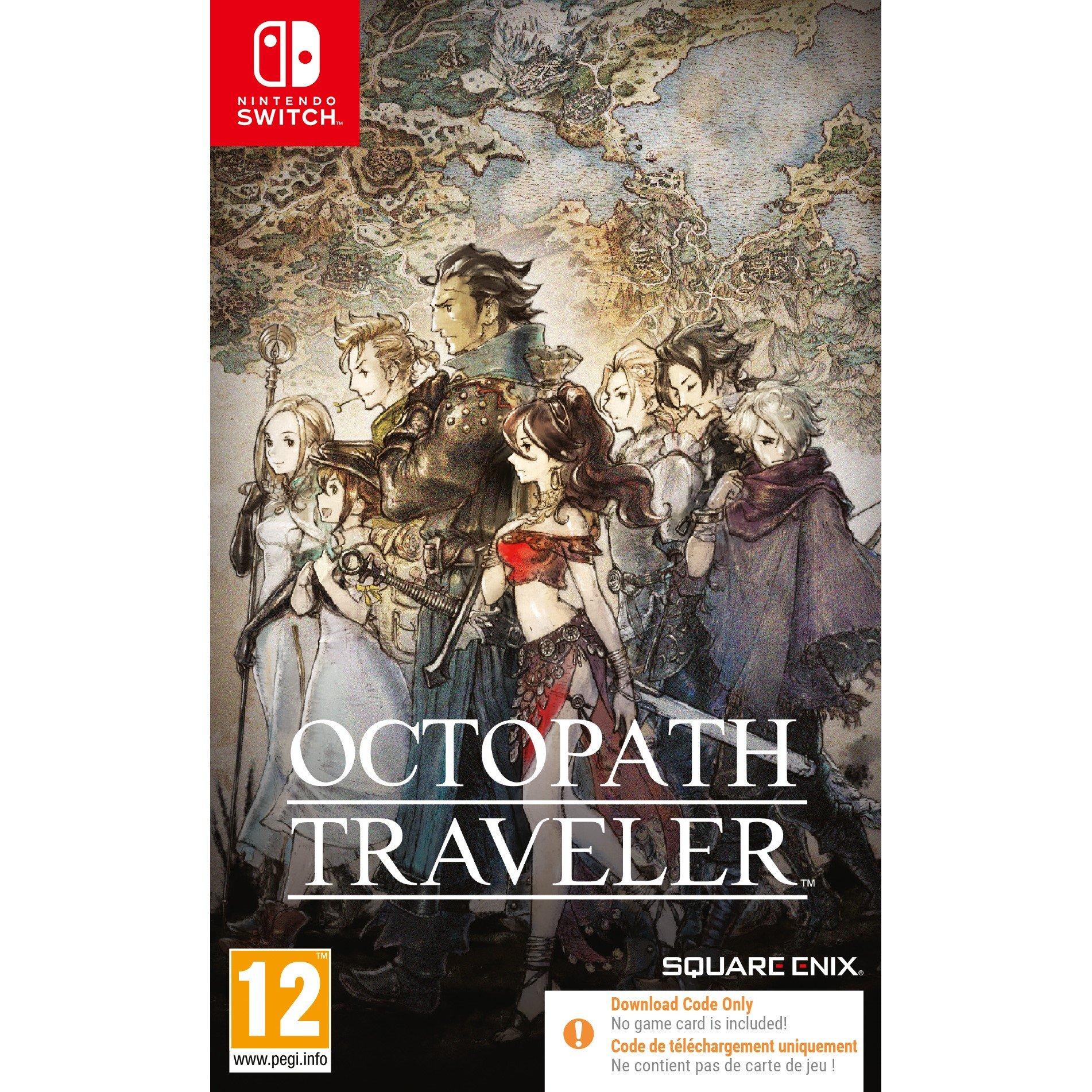 Bandai Namco Octopath Traveler Code in Box RPG Sports Direct