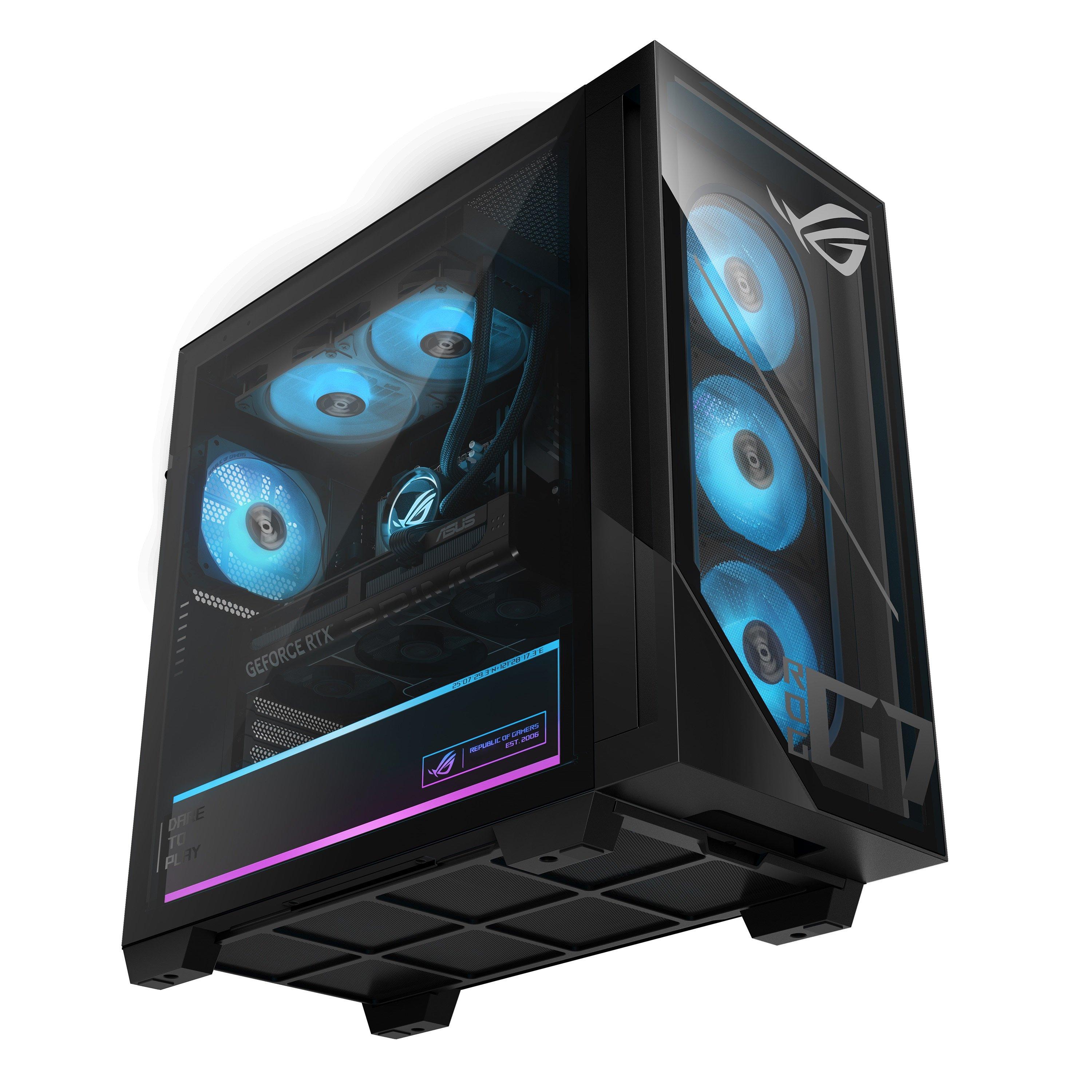 Schwarz - ASUS - ASUS ROG G700 RTX 5070 Gaming PC AMD Ryzen 7 8700F 16GB DDR5 1TB SSD - 5