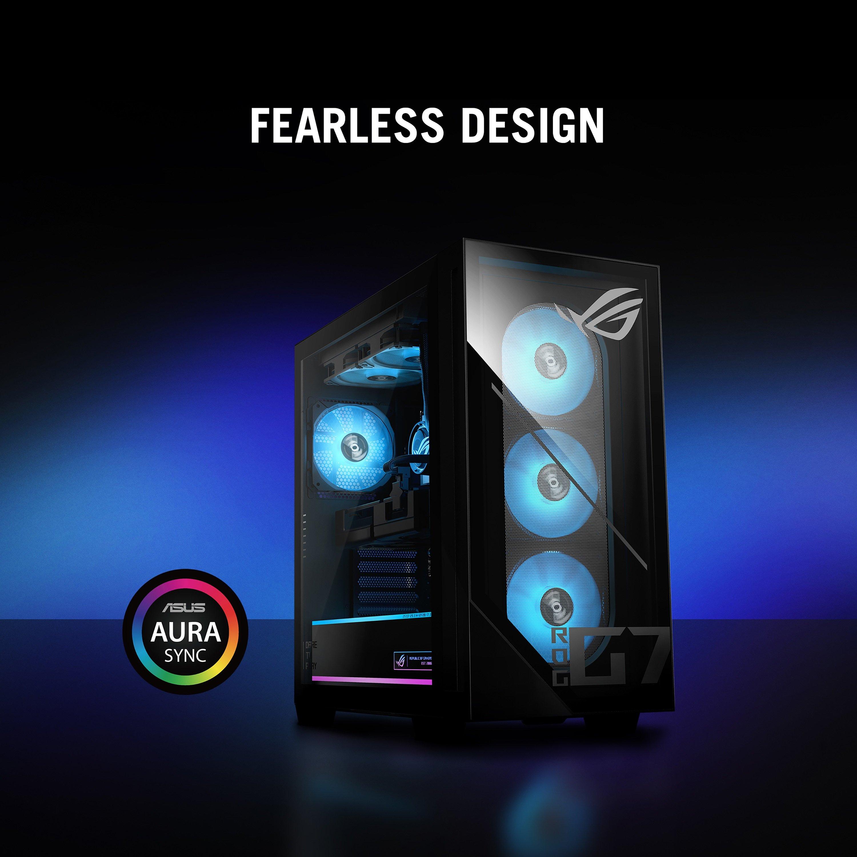 Schwarz - ASUS - ASUS ROG G700 RTX 5070 Gaming PC AMD Ryzen 7 8700F 16GB DDR5 1TB SSD - 7
