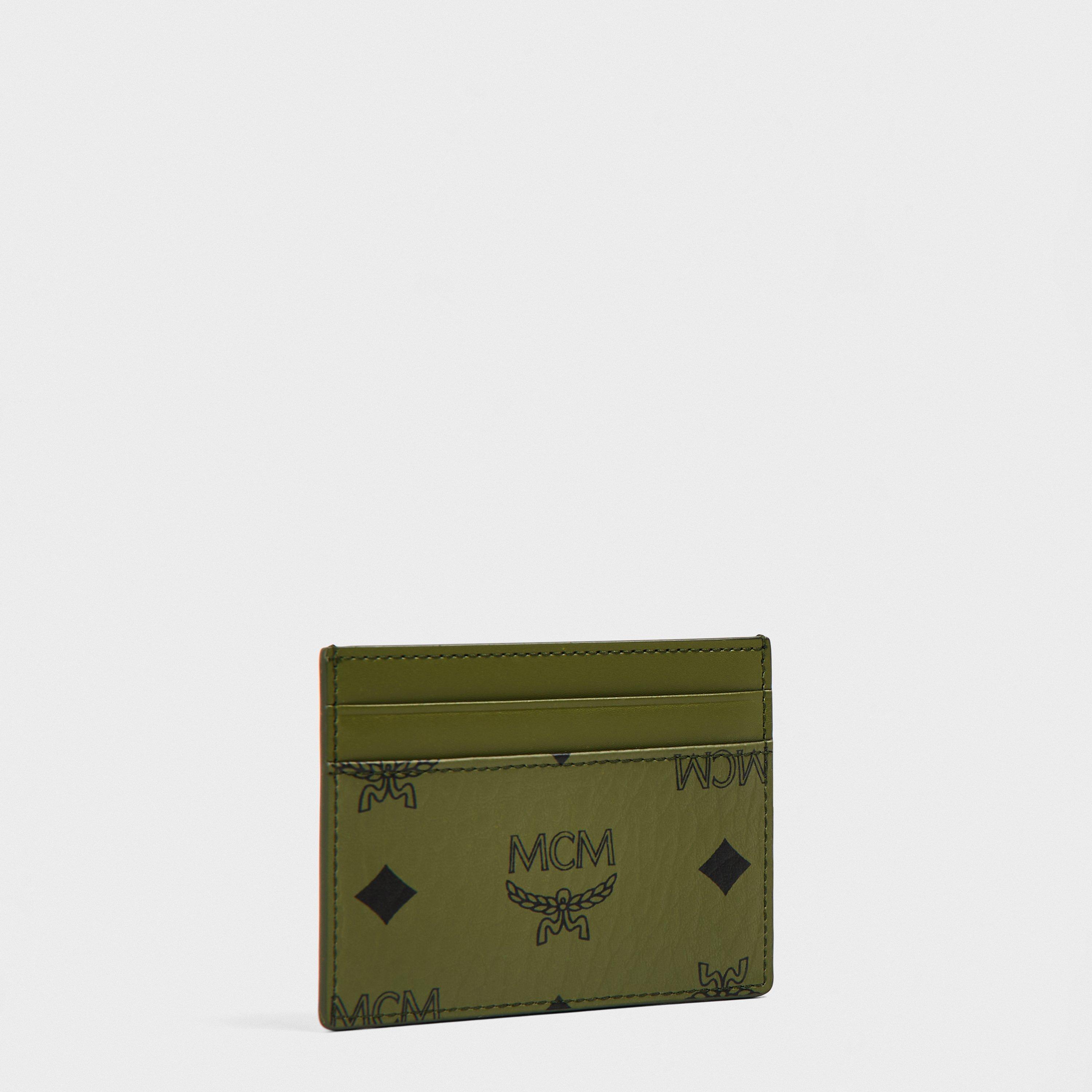 Khaki Moss - MCM - Men's Card Holder - 3