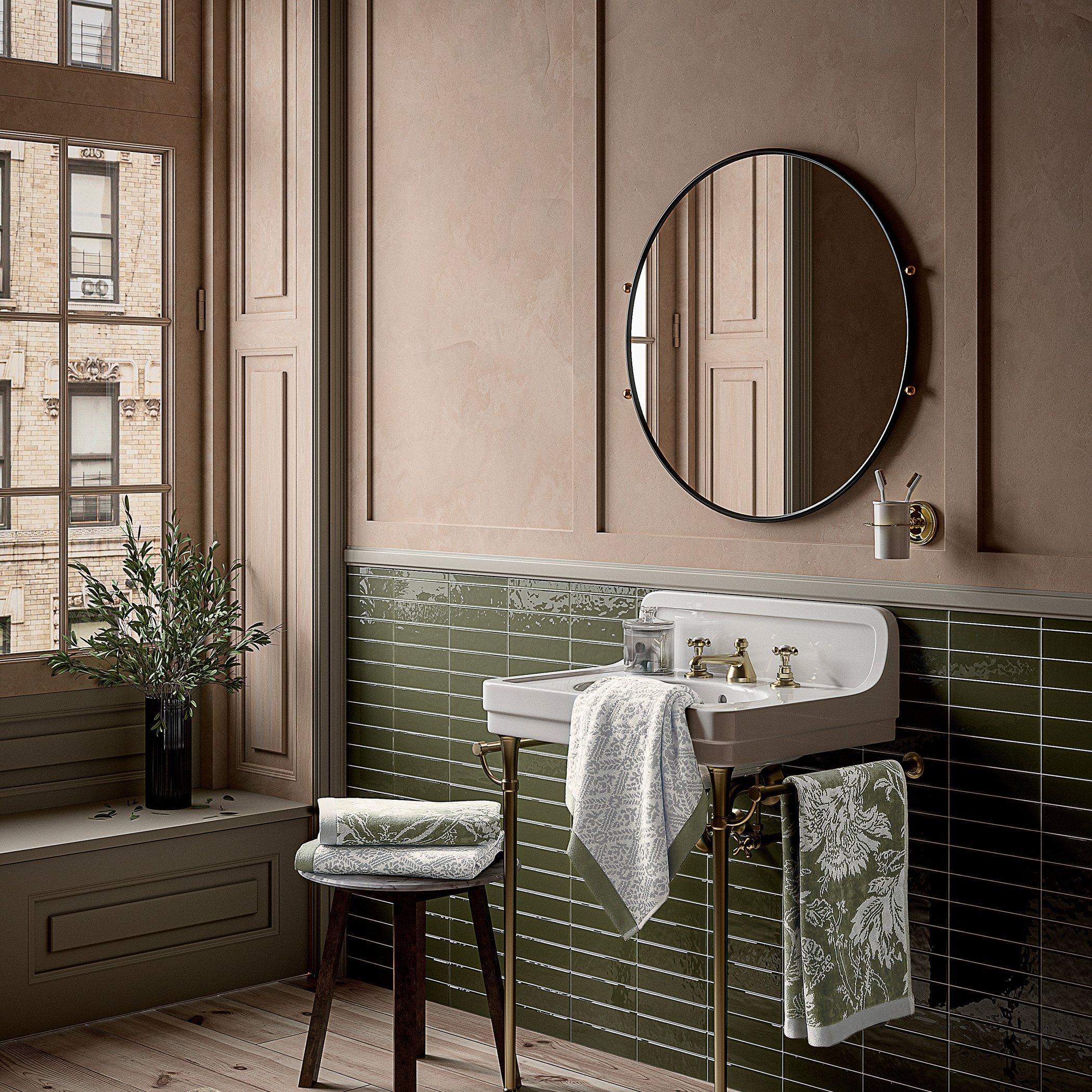 Sage Green - English Heritage - Suffolk Garden Hand Towel - 1