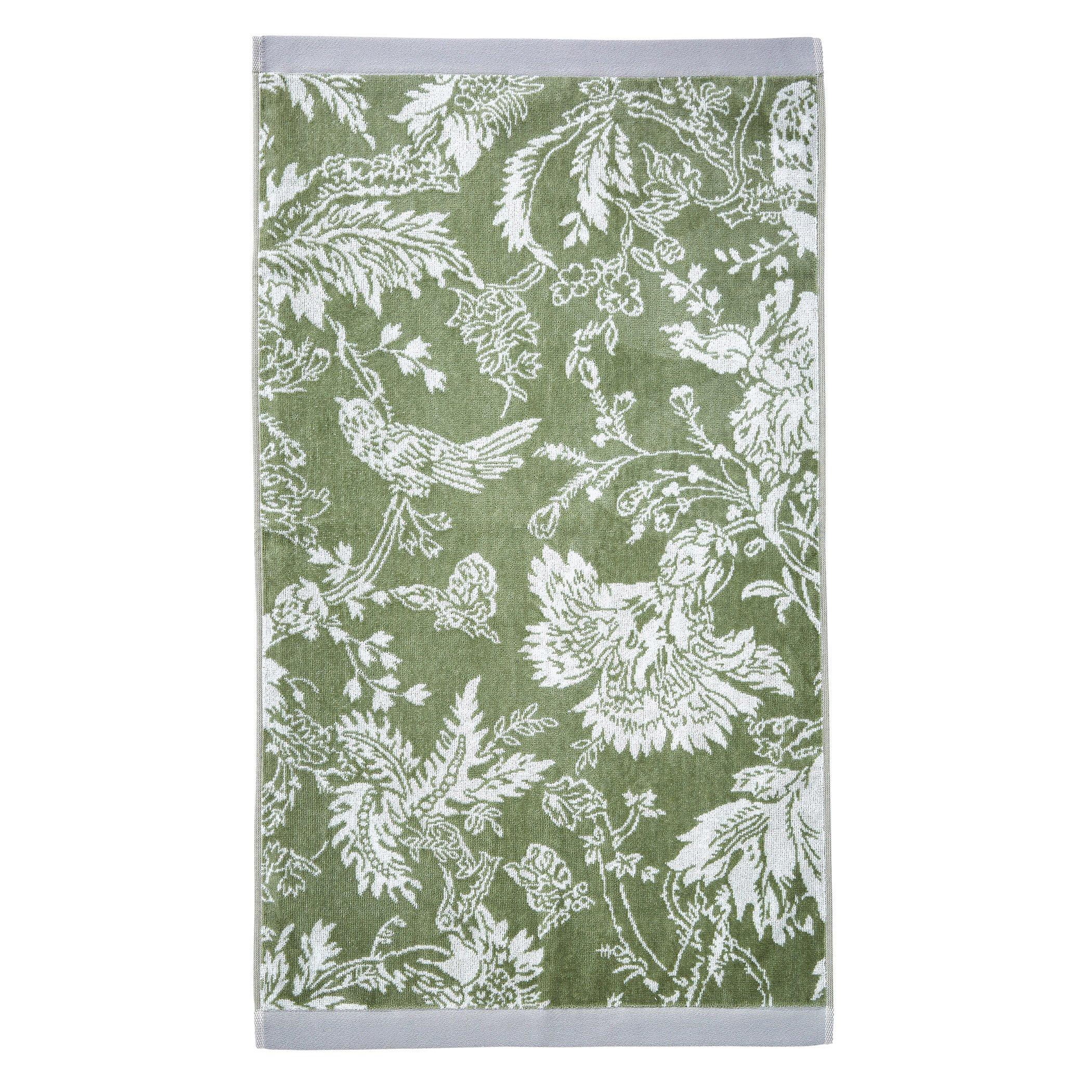 Sage Green - English Heritage - Suffolk Garden Hand Towel - 2