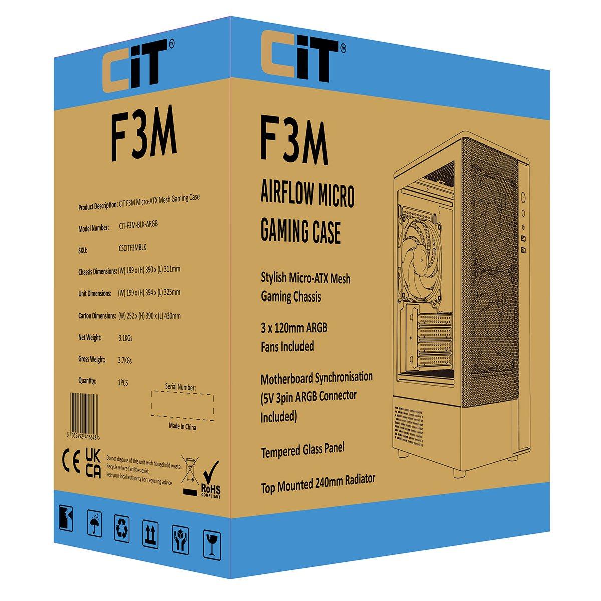 Sort - CiT - CiT F3M Black Micro Sn00 - 13