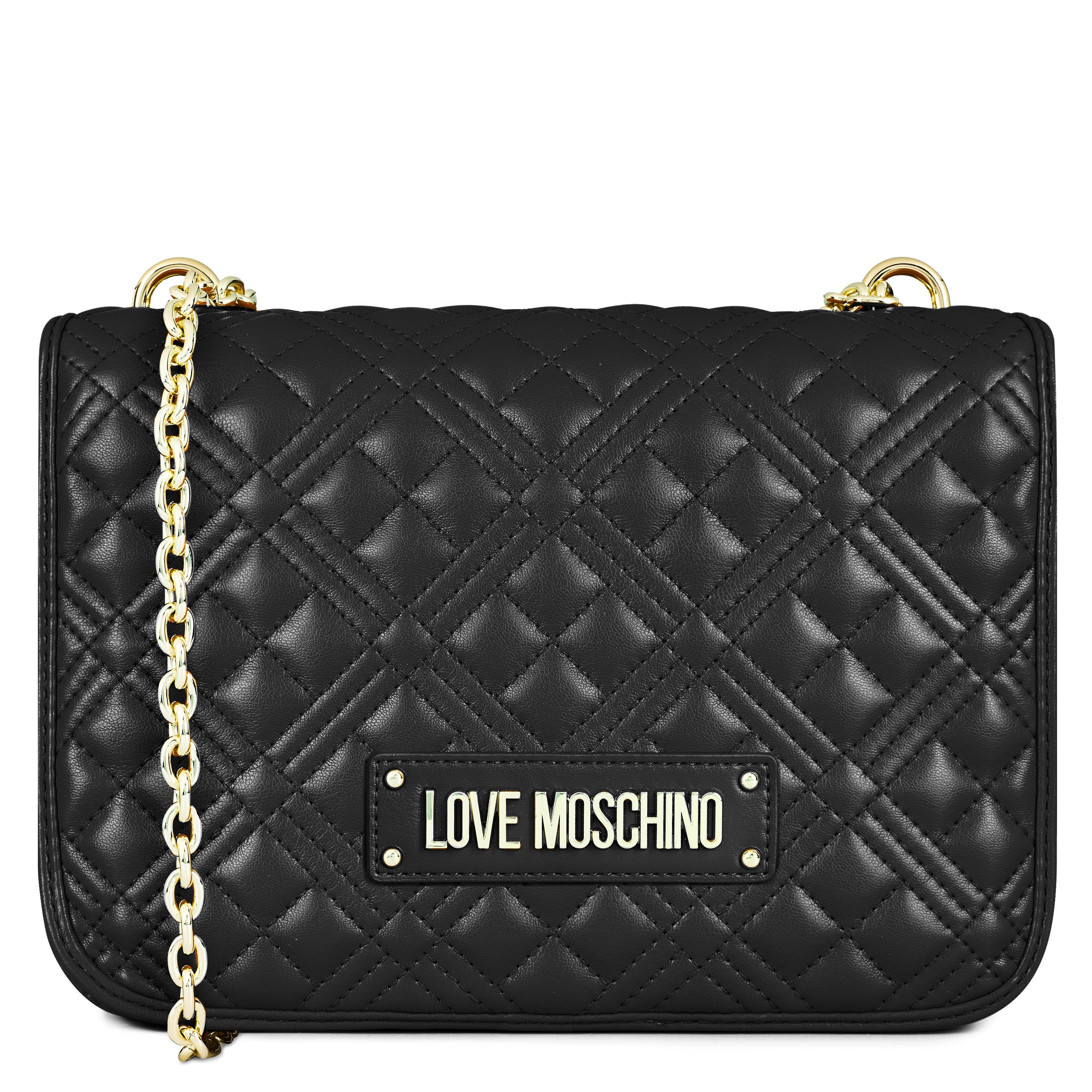 Nero 000 - Love Moschino - Super Quilted Chain Shoulder Bag - 1