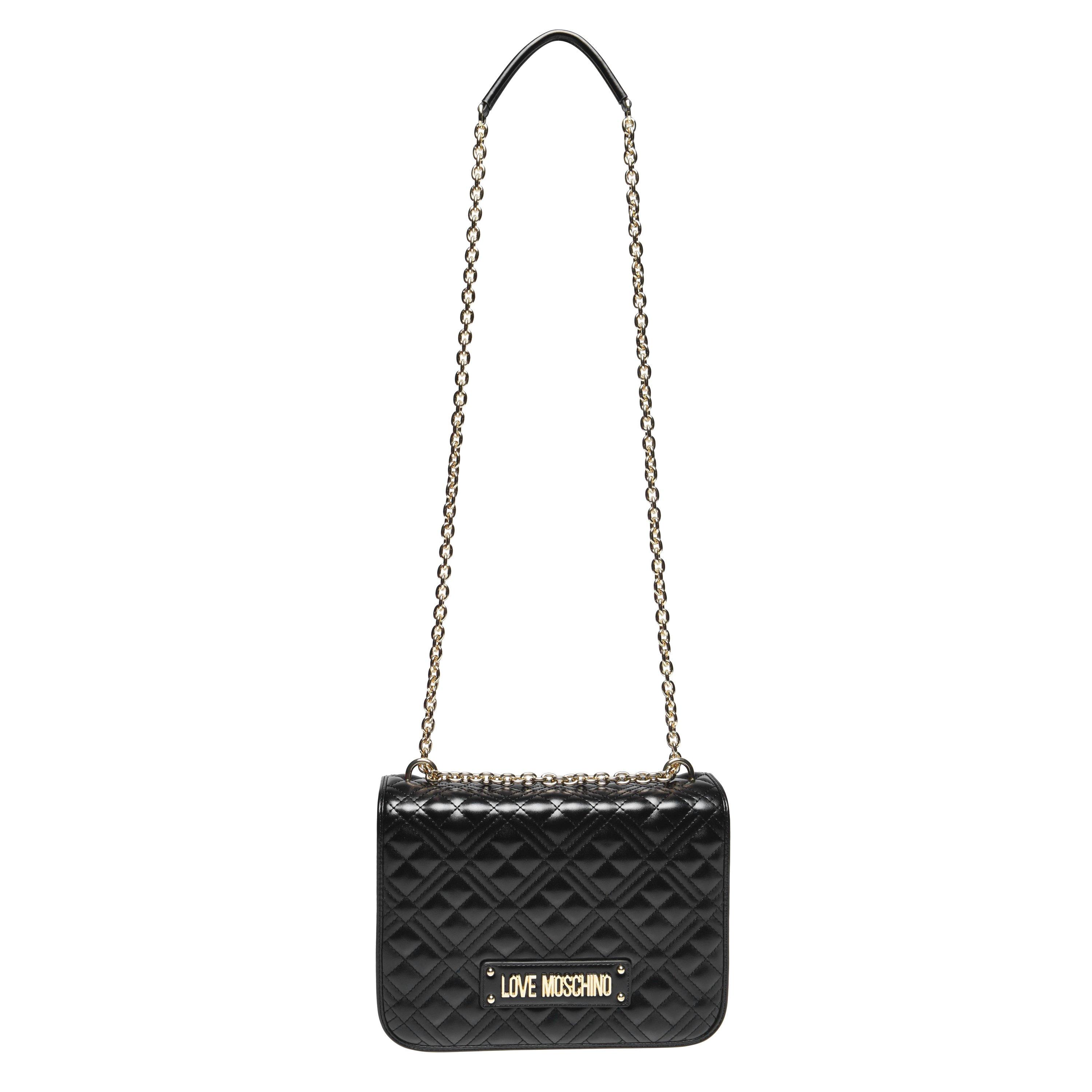 Nero 000 - Love Moschino - Super Quilted Chain Shoulder Bag - 3
