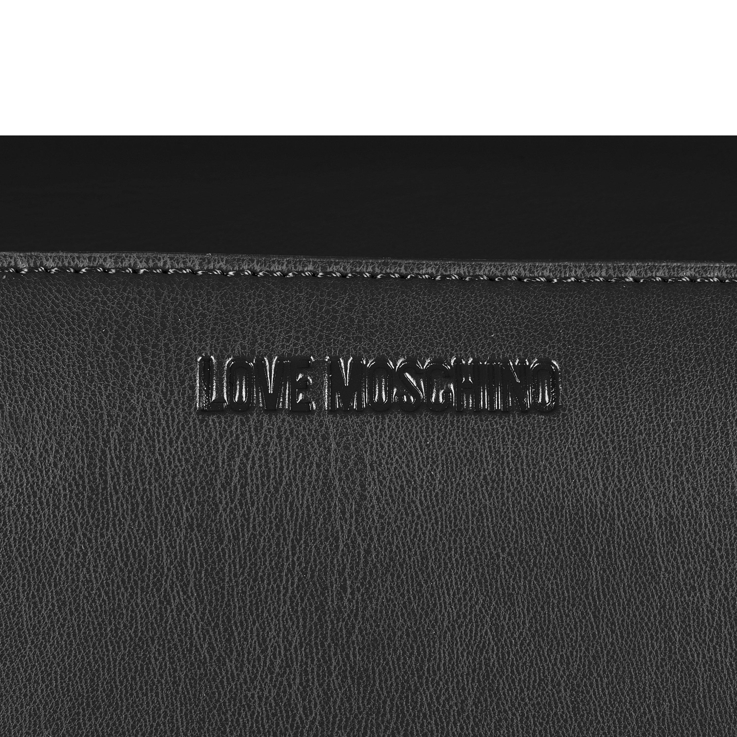 Nero 000 - Love Moschino - Super Quilted Chain Shoulder Bag - 4