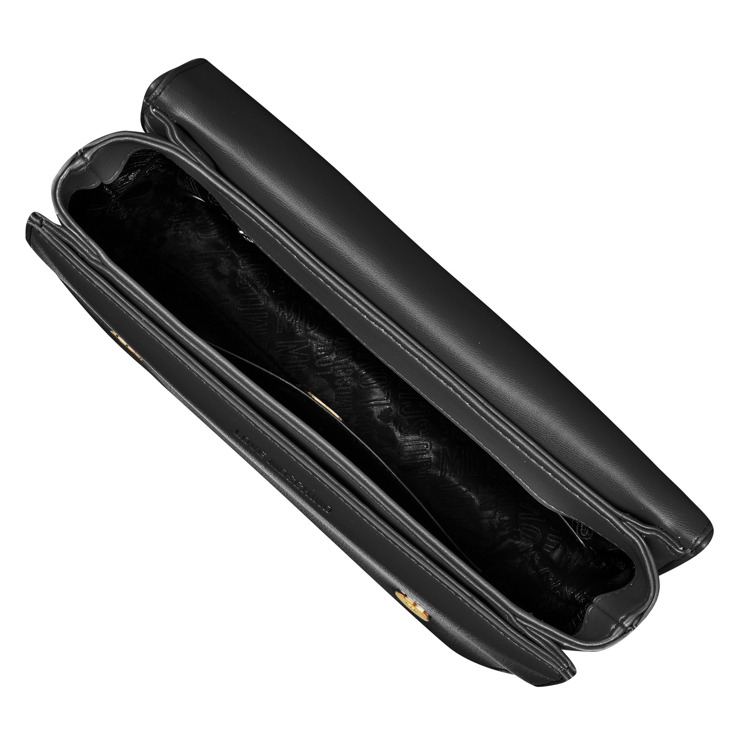 Nero 000 - Love Moschino - Super Quilted Chain Shoulder Bag - 5