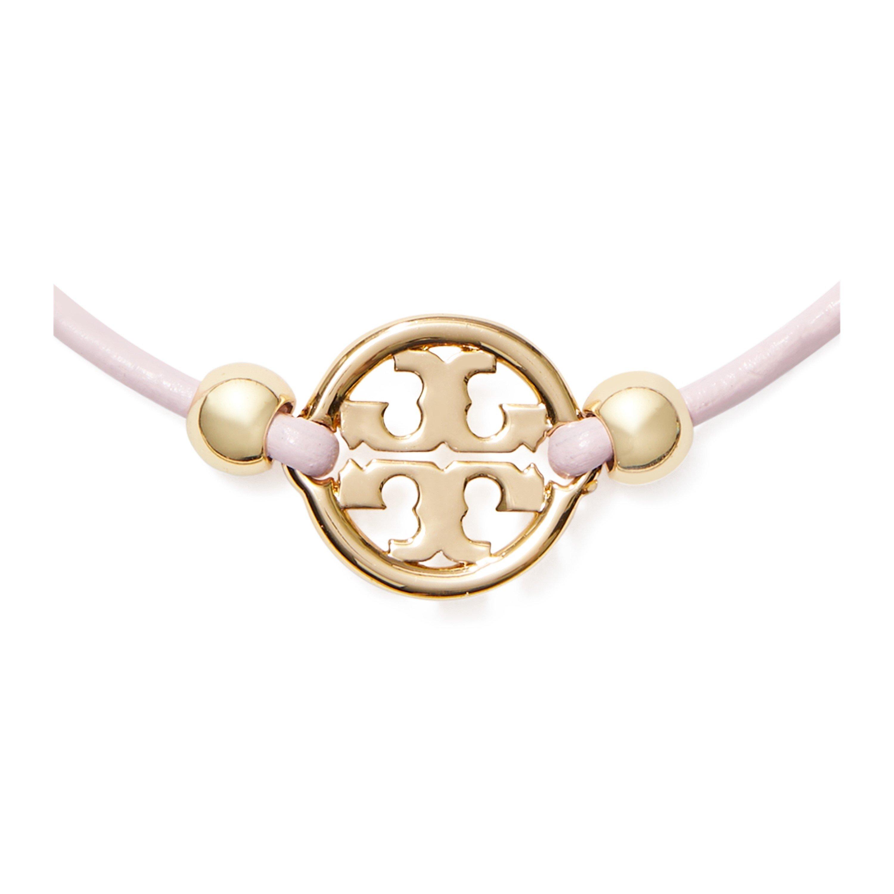Tory Gold Pink - Tory Burch - Women's Miller Slider Leather Bracelets - 2