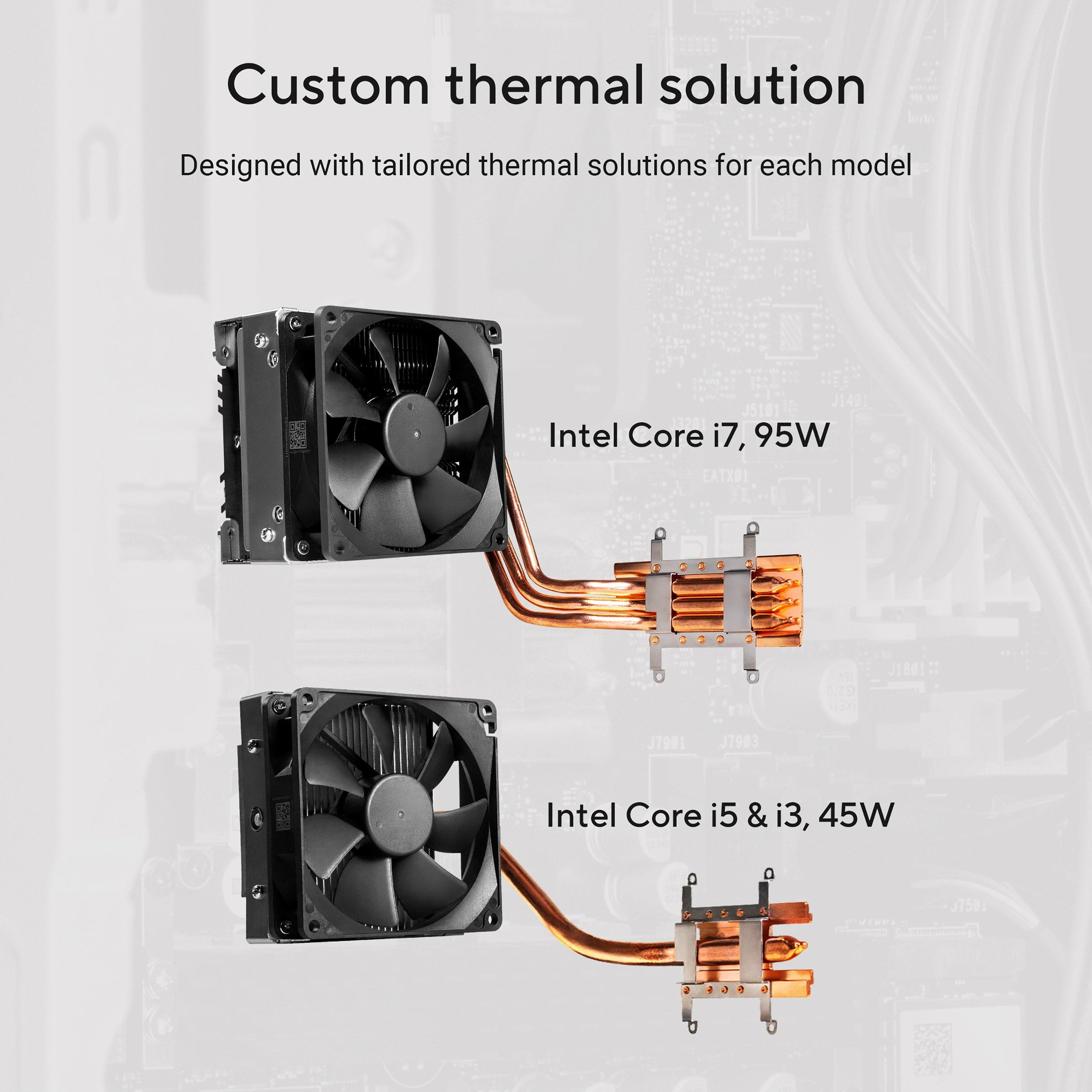 Preto - ASUS - ASUS V500 Mini Tower Desktop PC - Intel Core i7-13620H 16GB DDR5 512GB SSD - 10