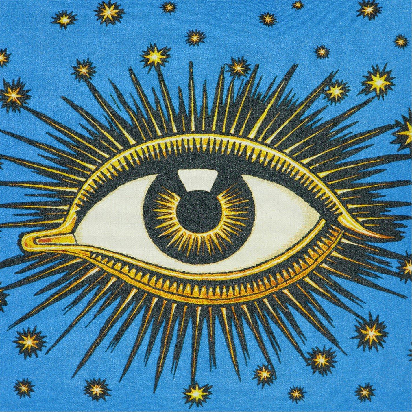 Blue - Les Ottomans - LesOttomans Eye Cushion - 45x45cm - 2