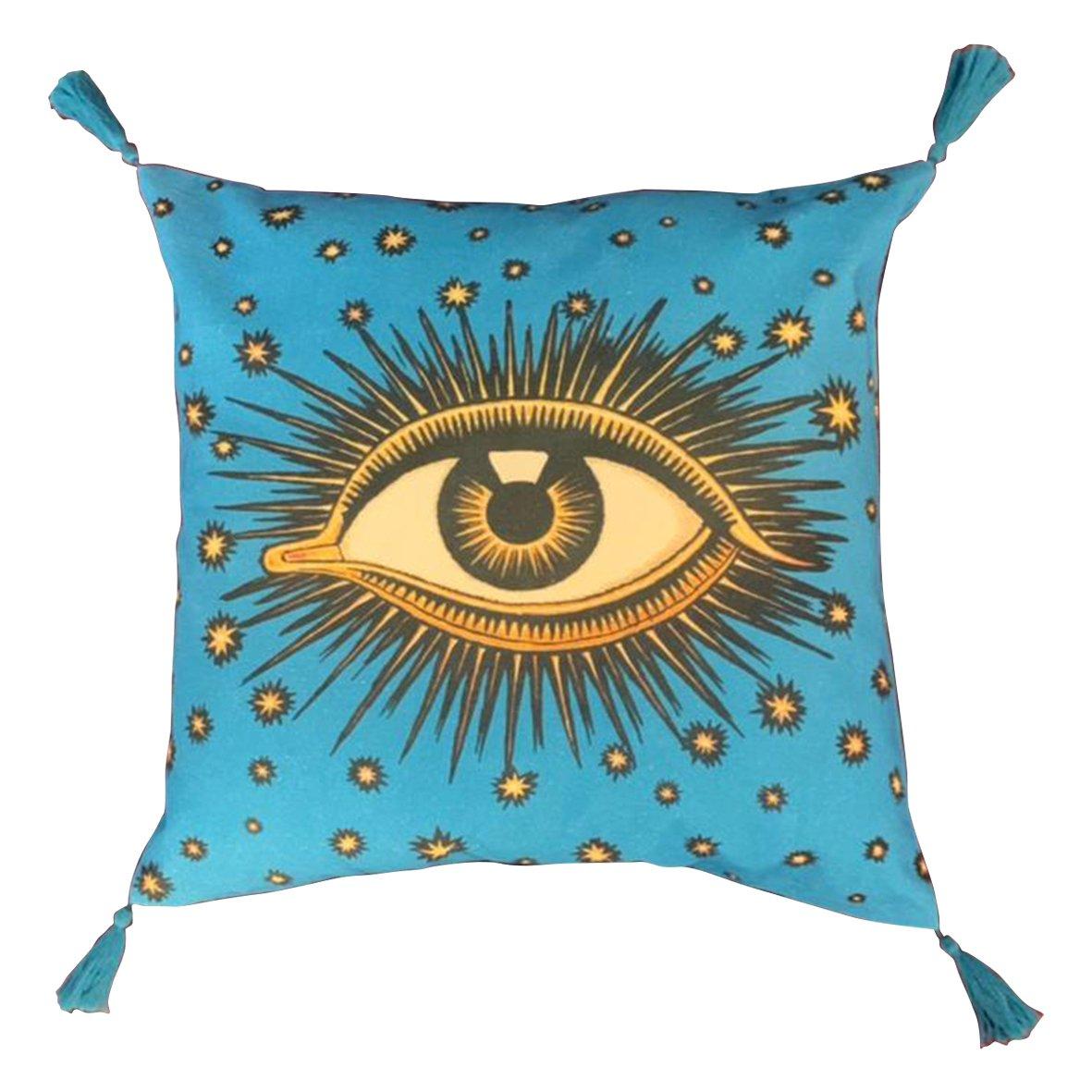 Blue - Les Ottomans - LesOttomans Eye Cushion - 45x45cm - 3