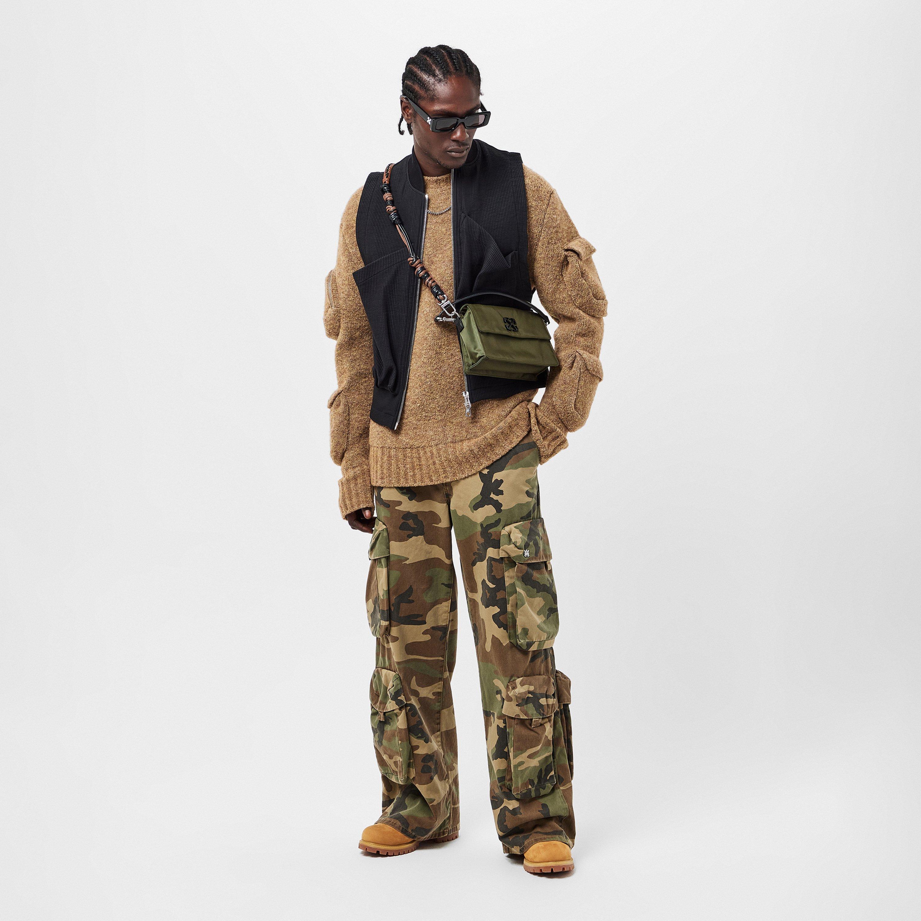 Military - Off White - Men's Shoulder Bag - 6