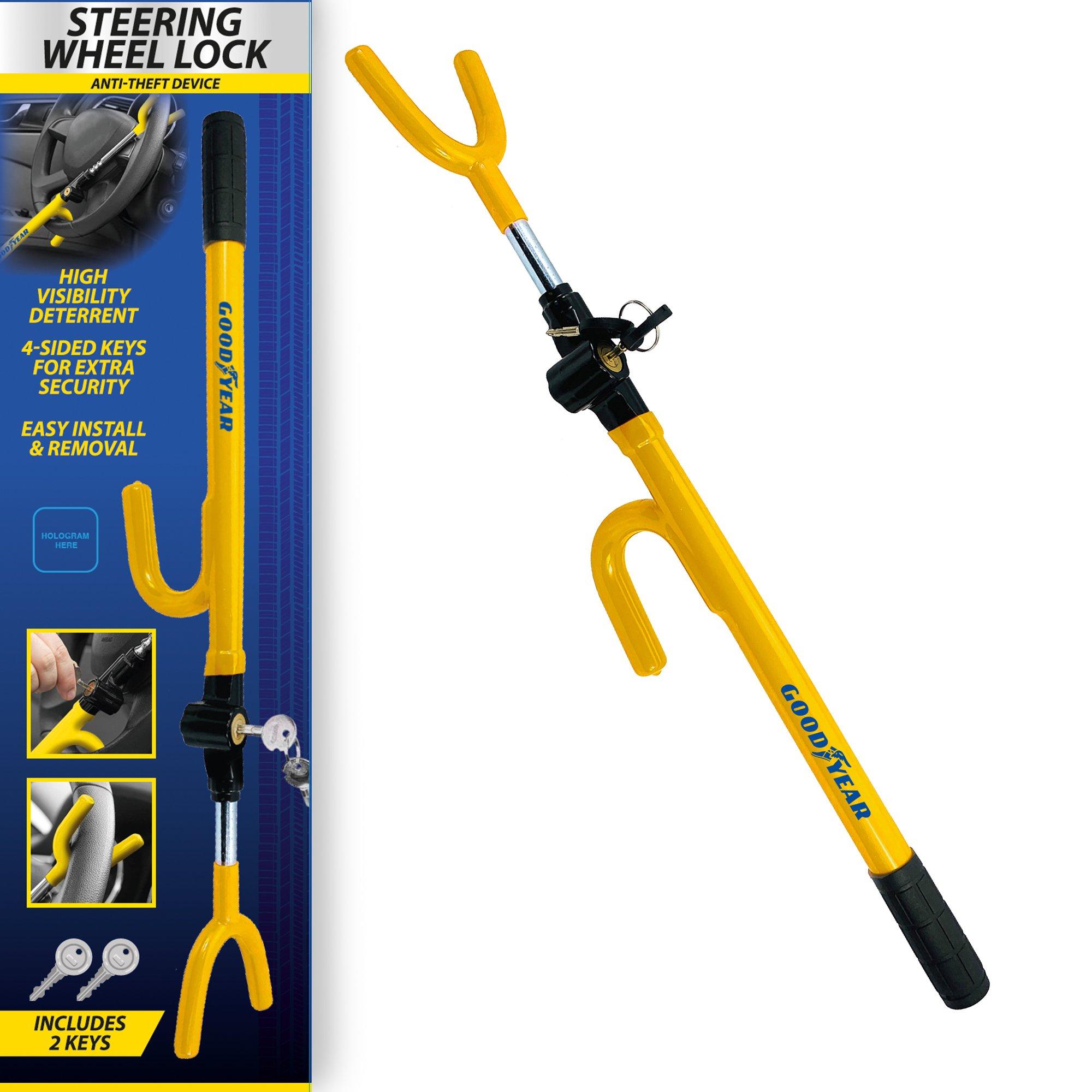 Žuto/Crno - Goodyear - Goodyear Steering Wheel lock - 2
