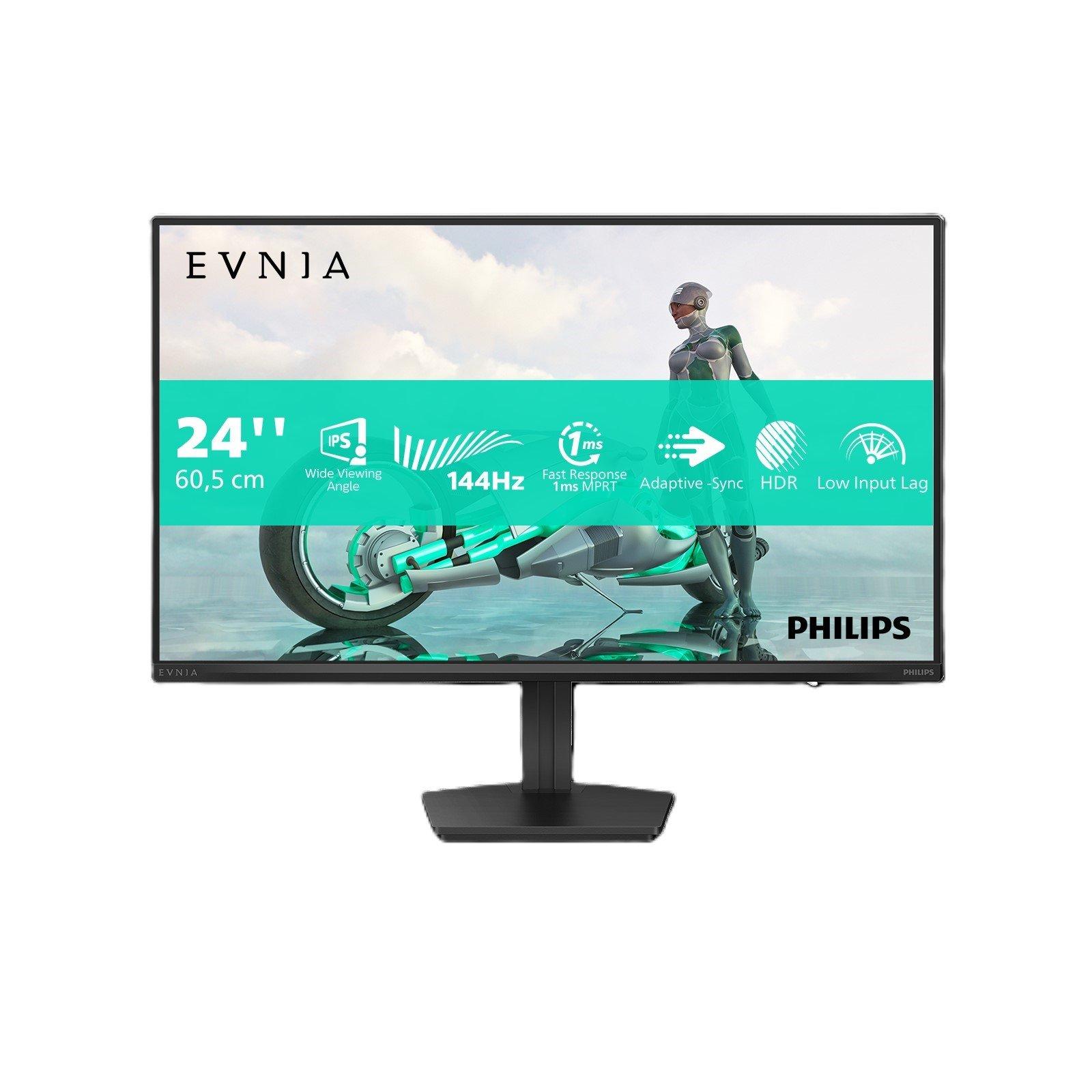 Black - Philips - Philips 24M2N3200NF 23.8 Inch IPS Full HD 144Hz Gaming Monitor - 1