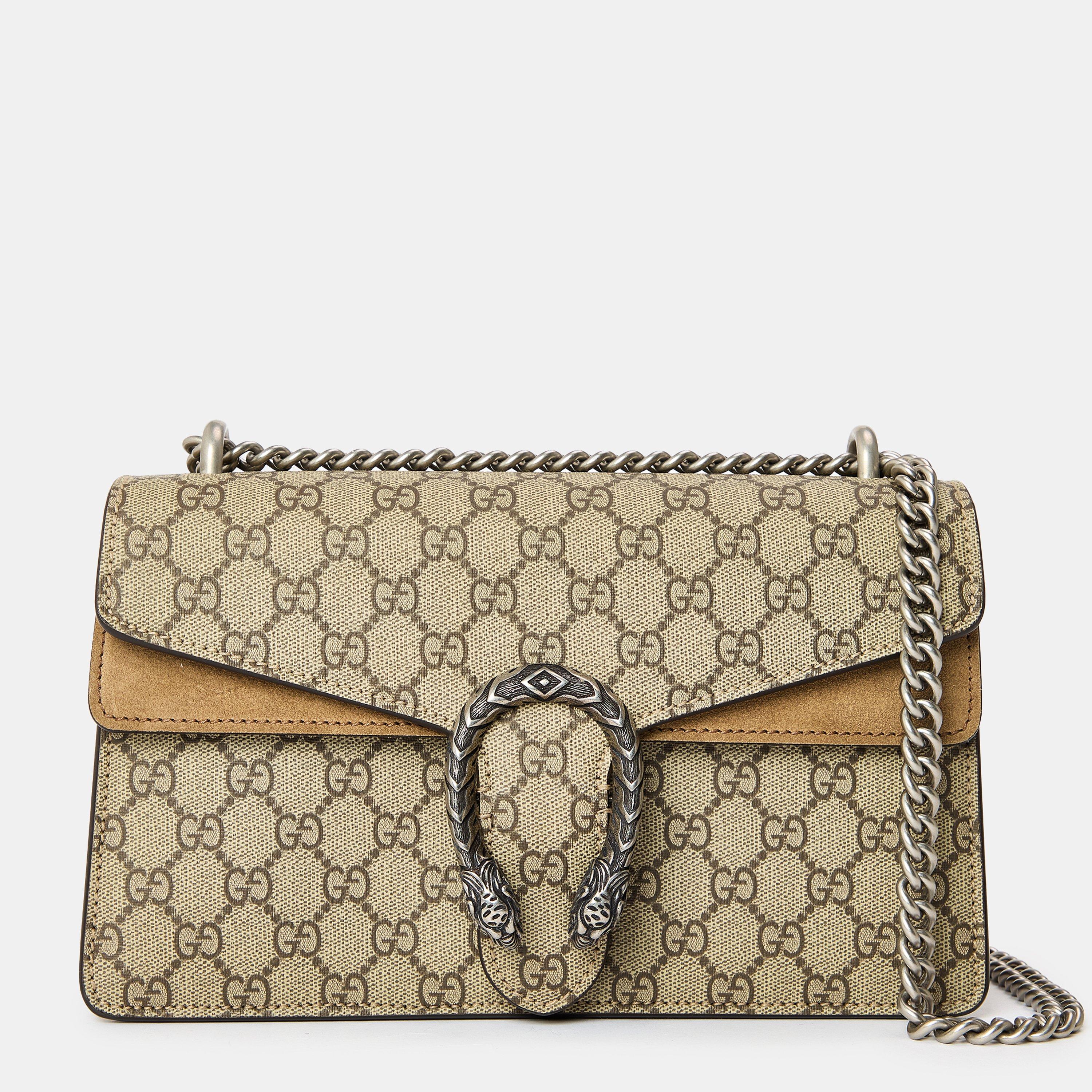 Gucci Dionysus Small Shoulder Bag - Taupe