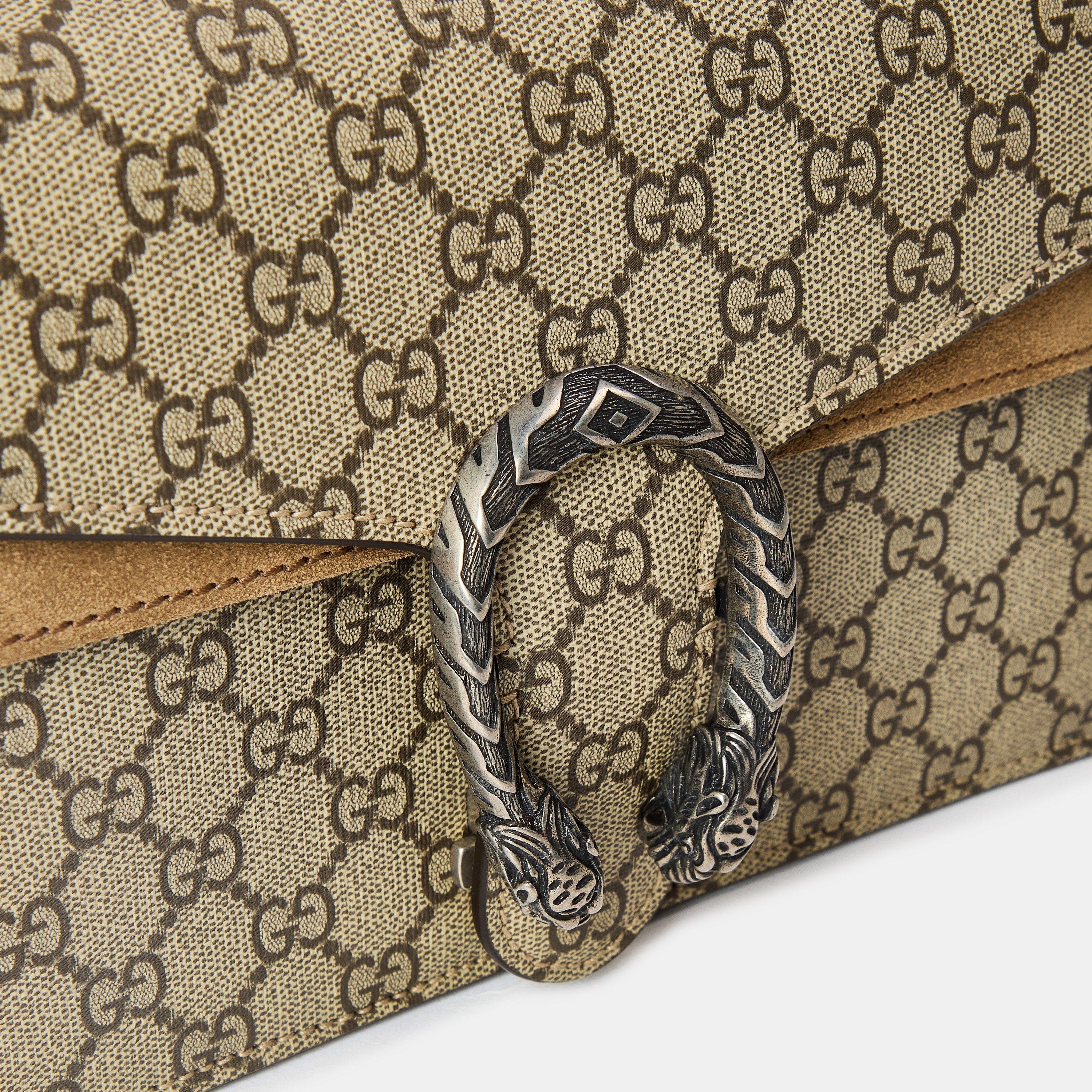 Taupe - Gucci - Dionysus Small Shoulder Bag - 5