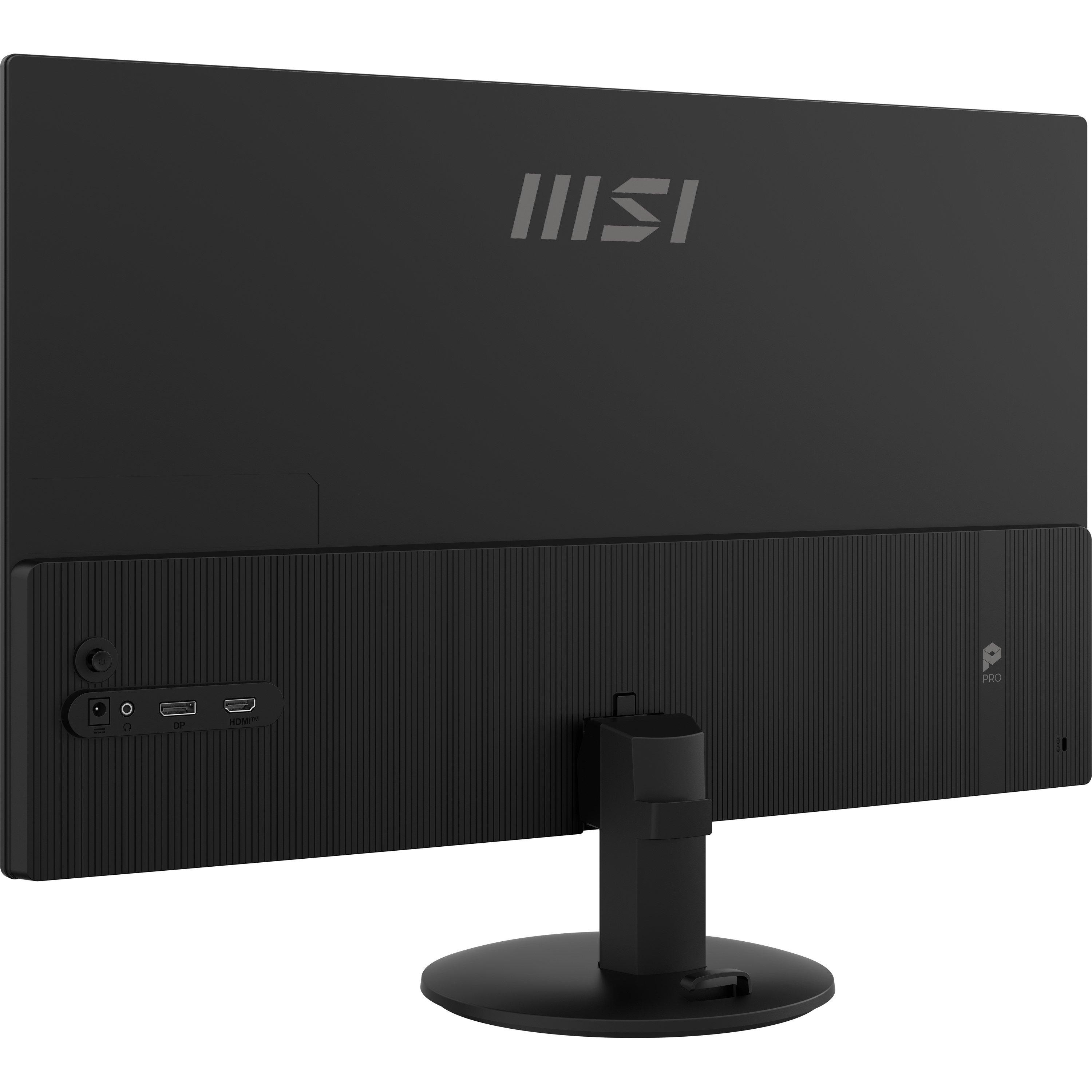 Black - MSI - PRO MP272L 27 inch 100Hz Full HD IPS Monitor - 4