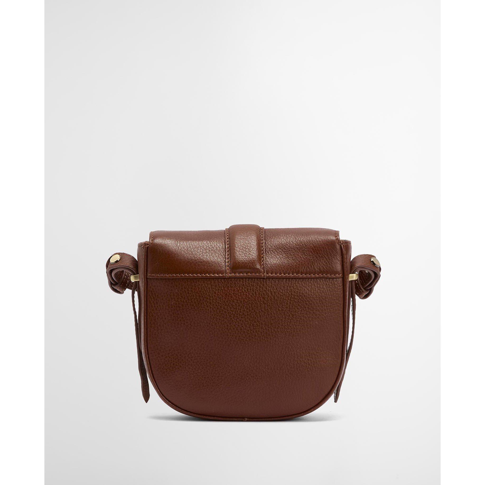 Brown - Barbour - Women's Elm Leather Crossbody Bag - 3