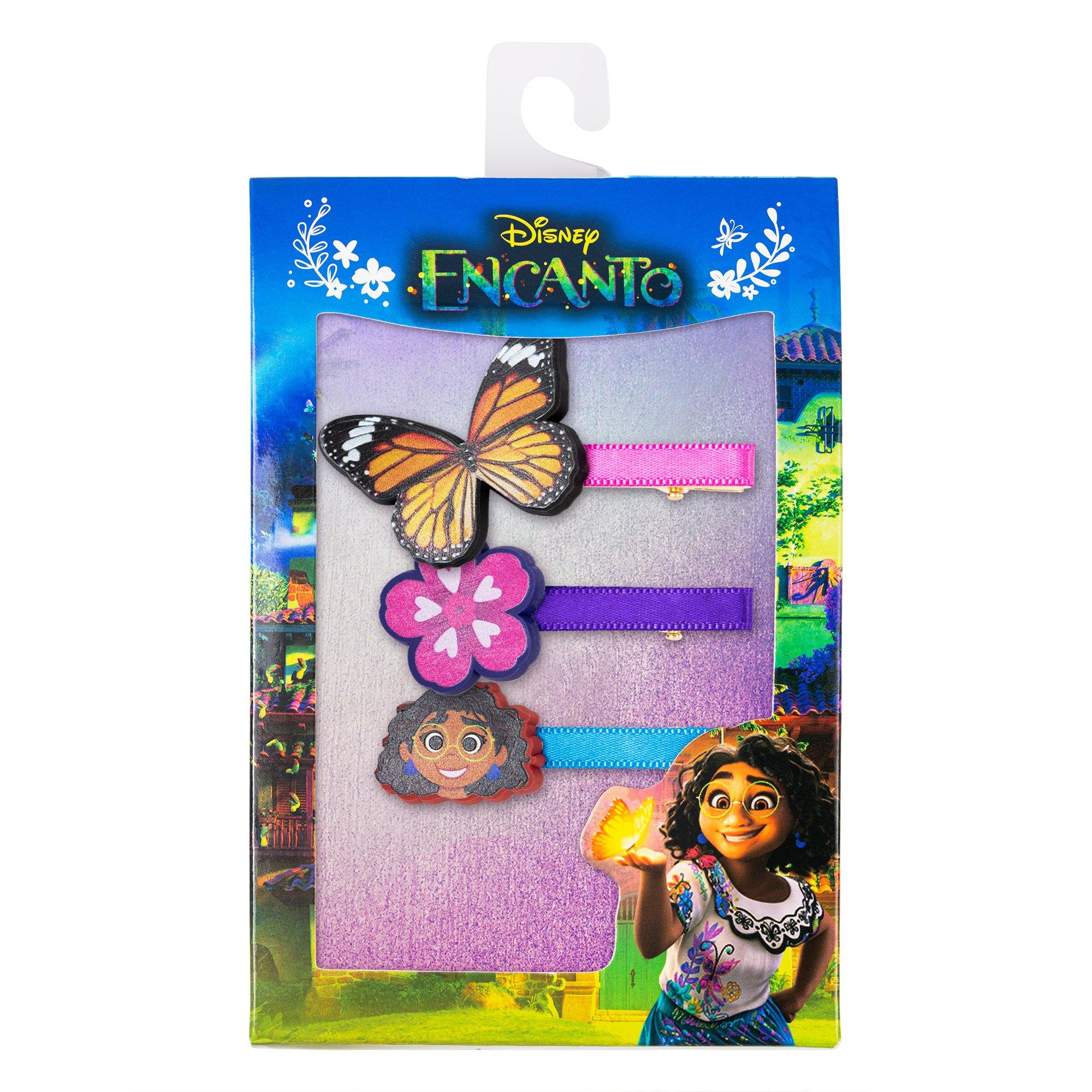 Pnk/Blu/Orng - Disney - Encanto Pink, Blue and Orange 3 Piece Hair Clip Set - 4