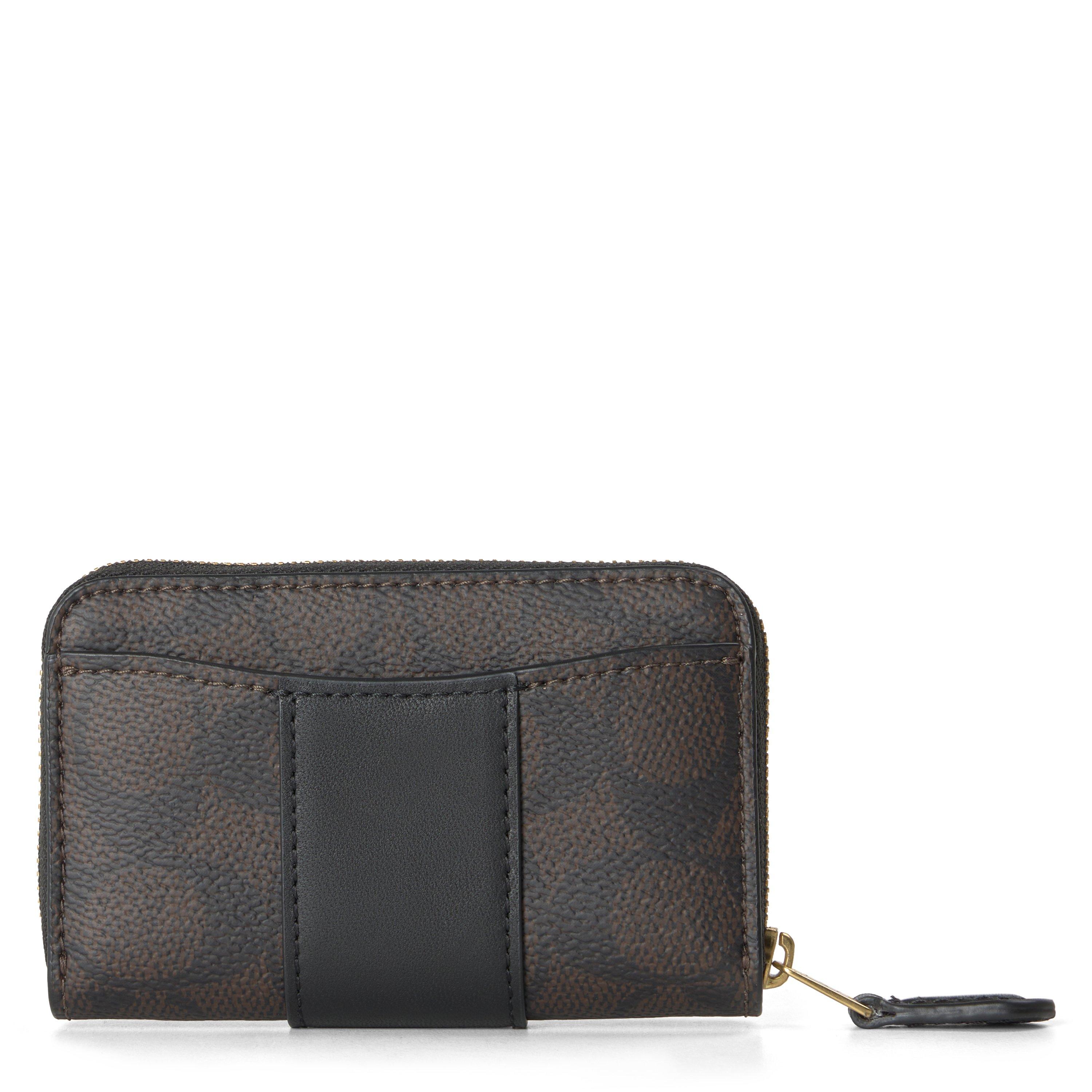 B4/WALNUT BLACK - Coach - Women's Zip Around Purse - 2
