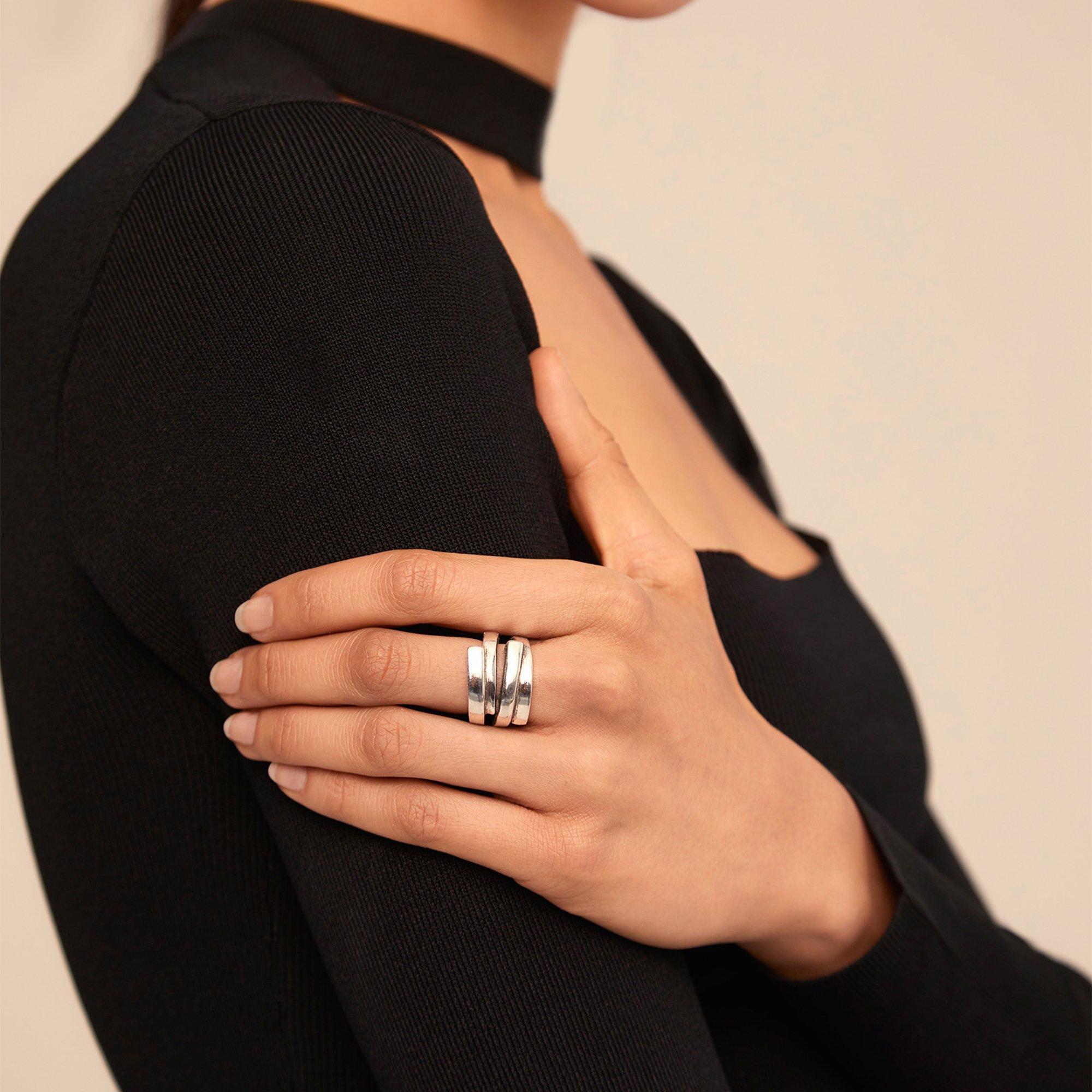 Zilver - UNOde50 - UNOde50 Sterling Silver-Plated Ring - 1
