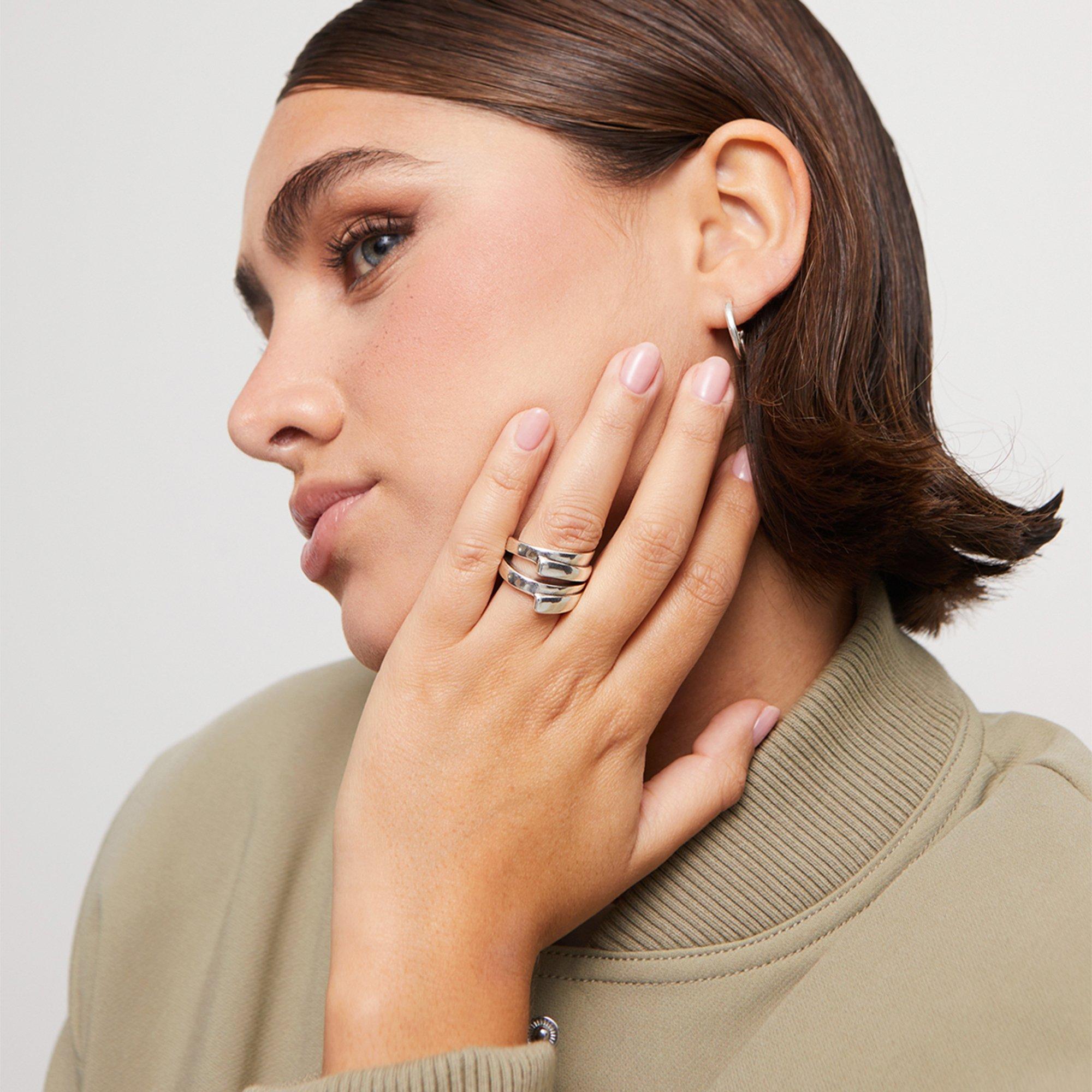 Zilver - UNOde50 - UNOde50 Sterling Silver-Plated Ring - 4